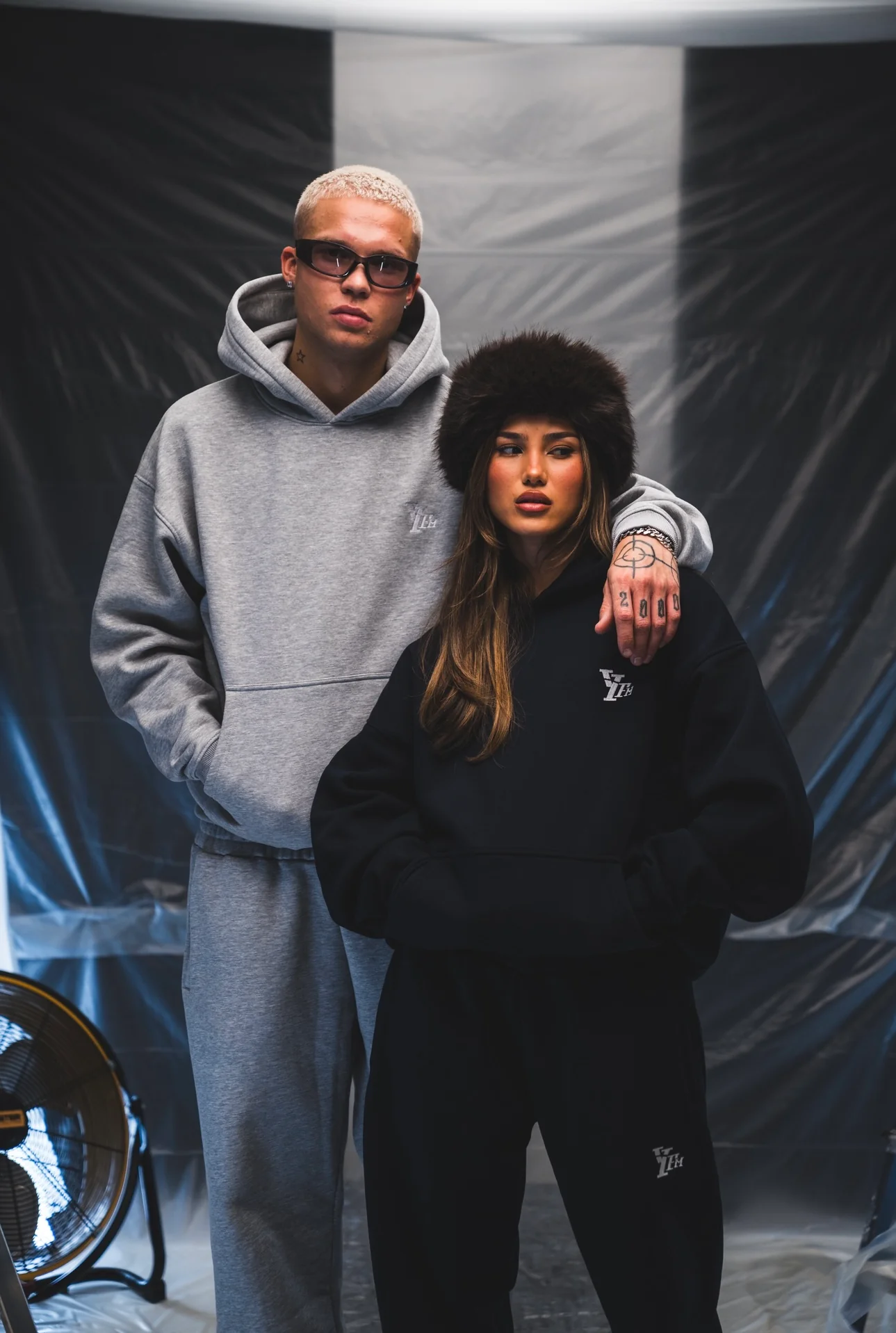 BASIC HOODIE GREY MELANGE - Image 7