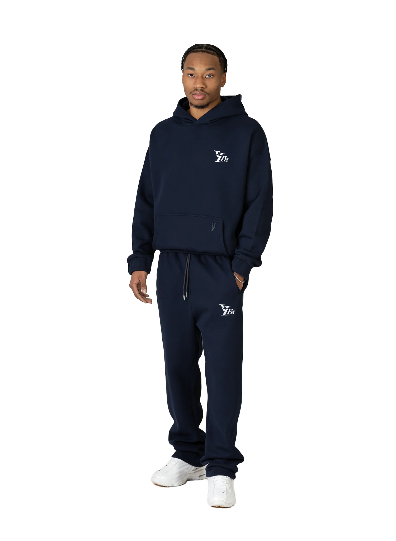 BASIC TRACKSUIT NAVY BLUE - Image 4