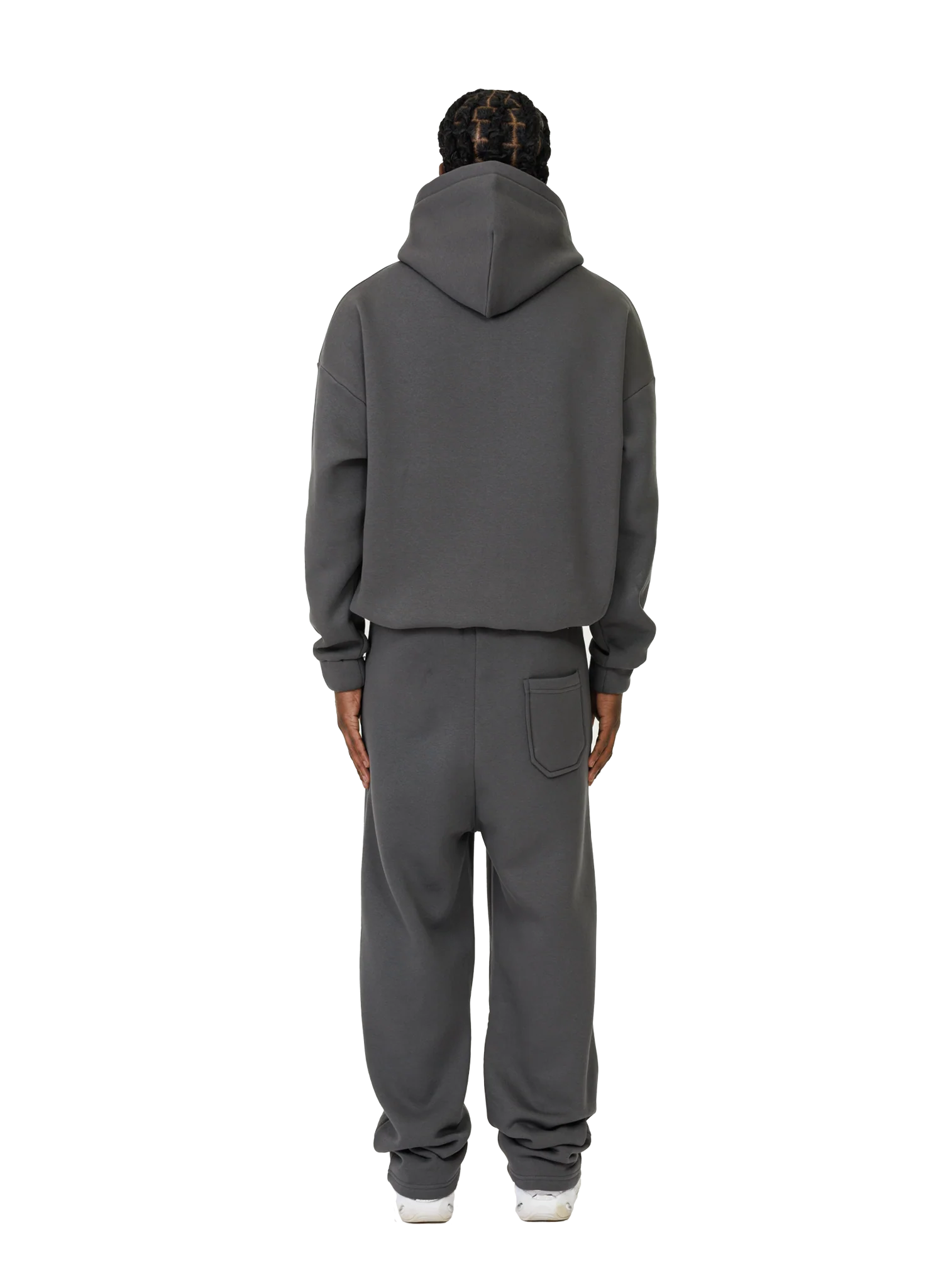 BASIC HOODIE STONE GREY V2 - Image 4