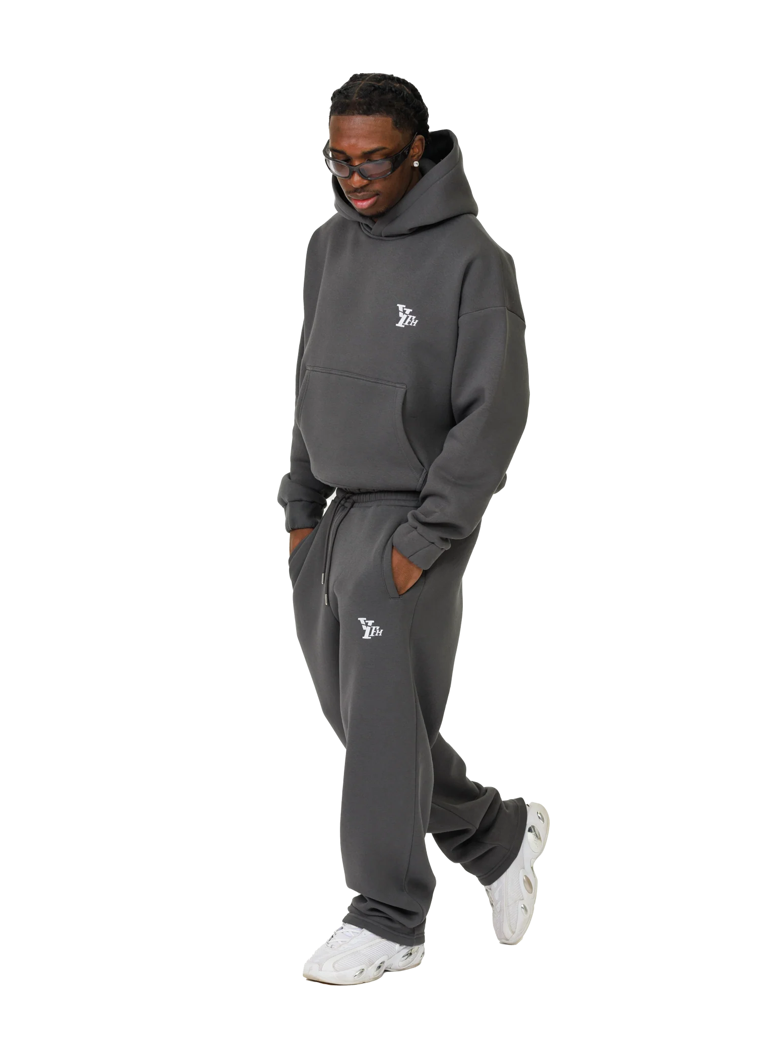 BASIC HOODIE STONE GREY V2 - Image 5