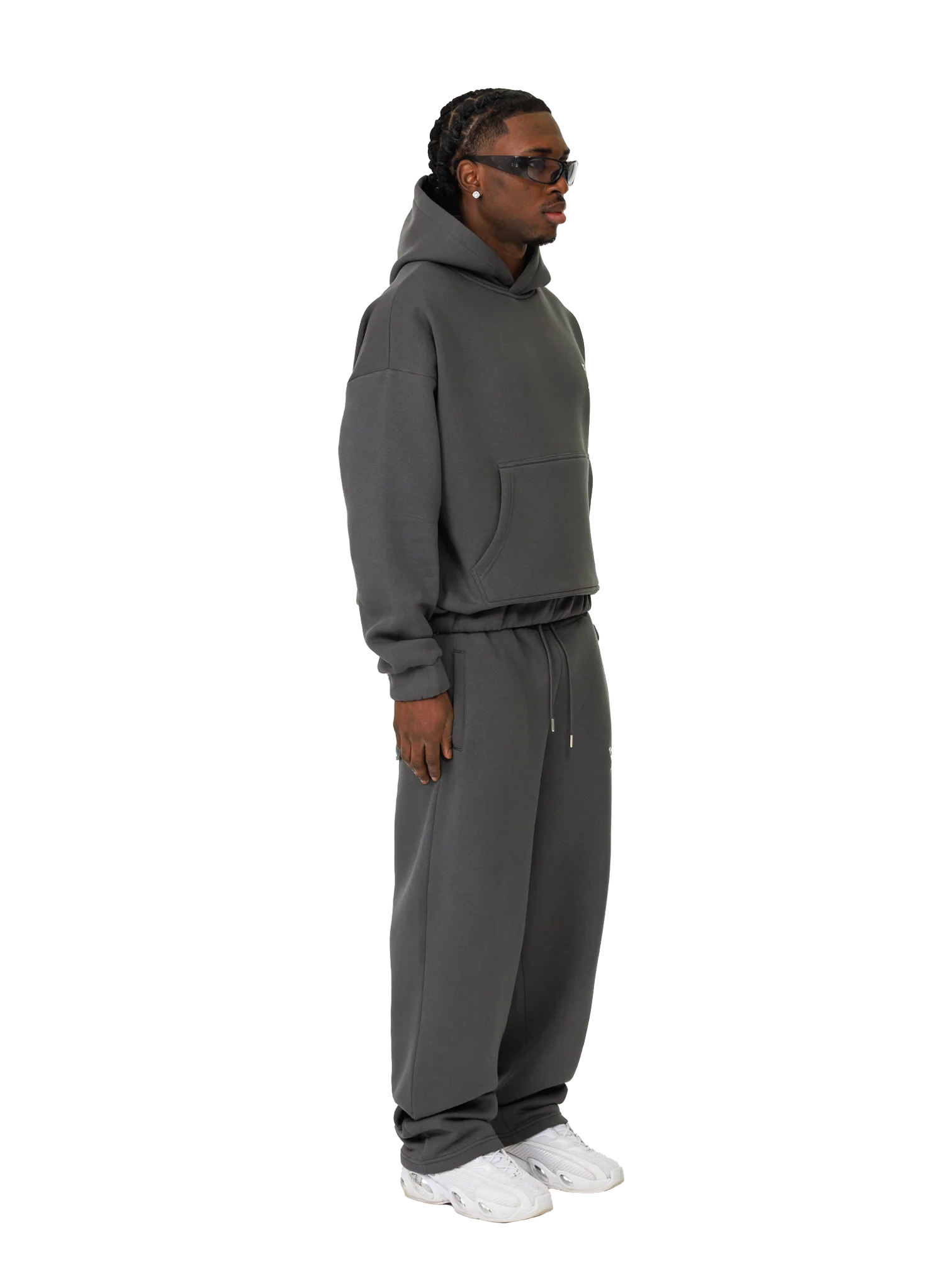 BASIC HOODIE STONE GREY V2 - Image 6