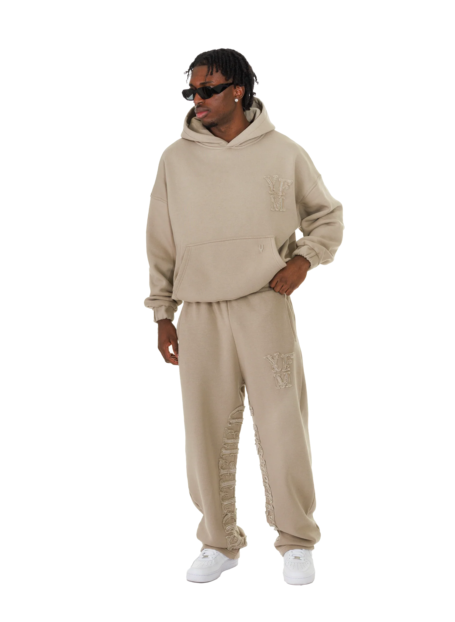C/A HOODIE DARK BEIGE V2 - Image 5