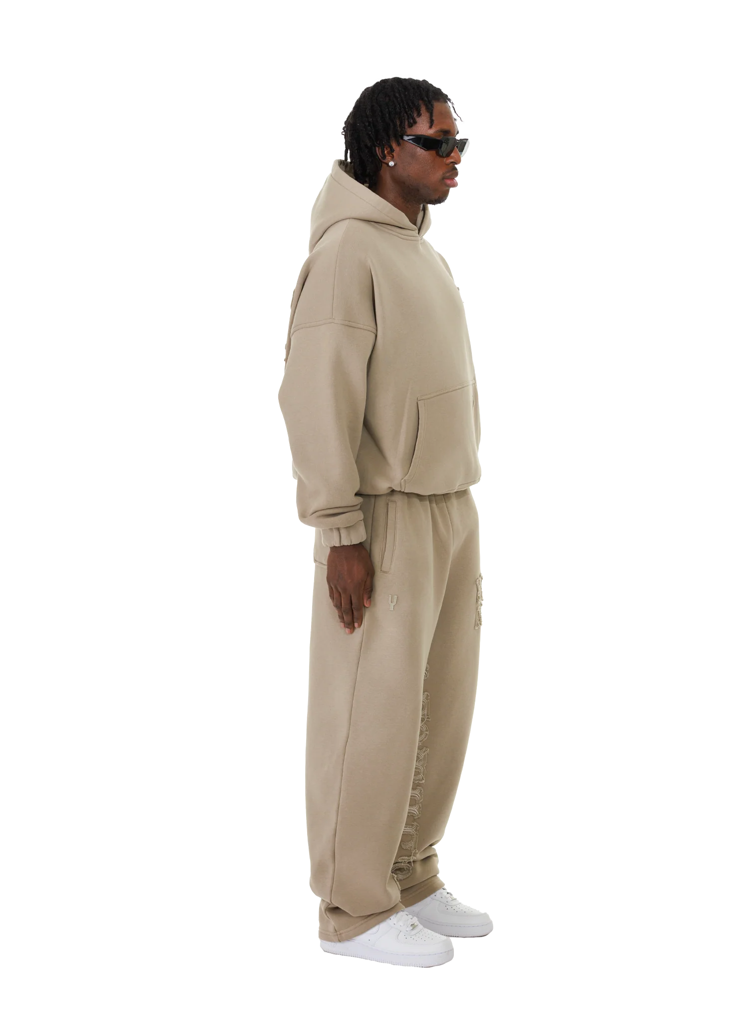C/A HOODIE DARK BEIGE V2 - Image 6