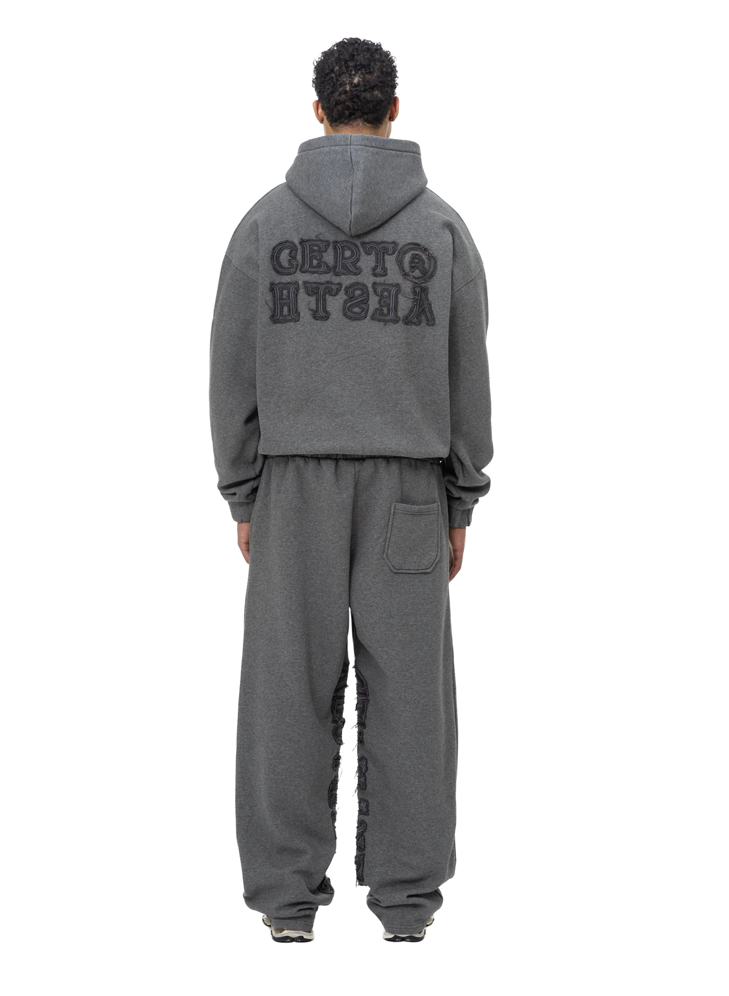 C/A HOODIE DARK MELANGE - Image 4