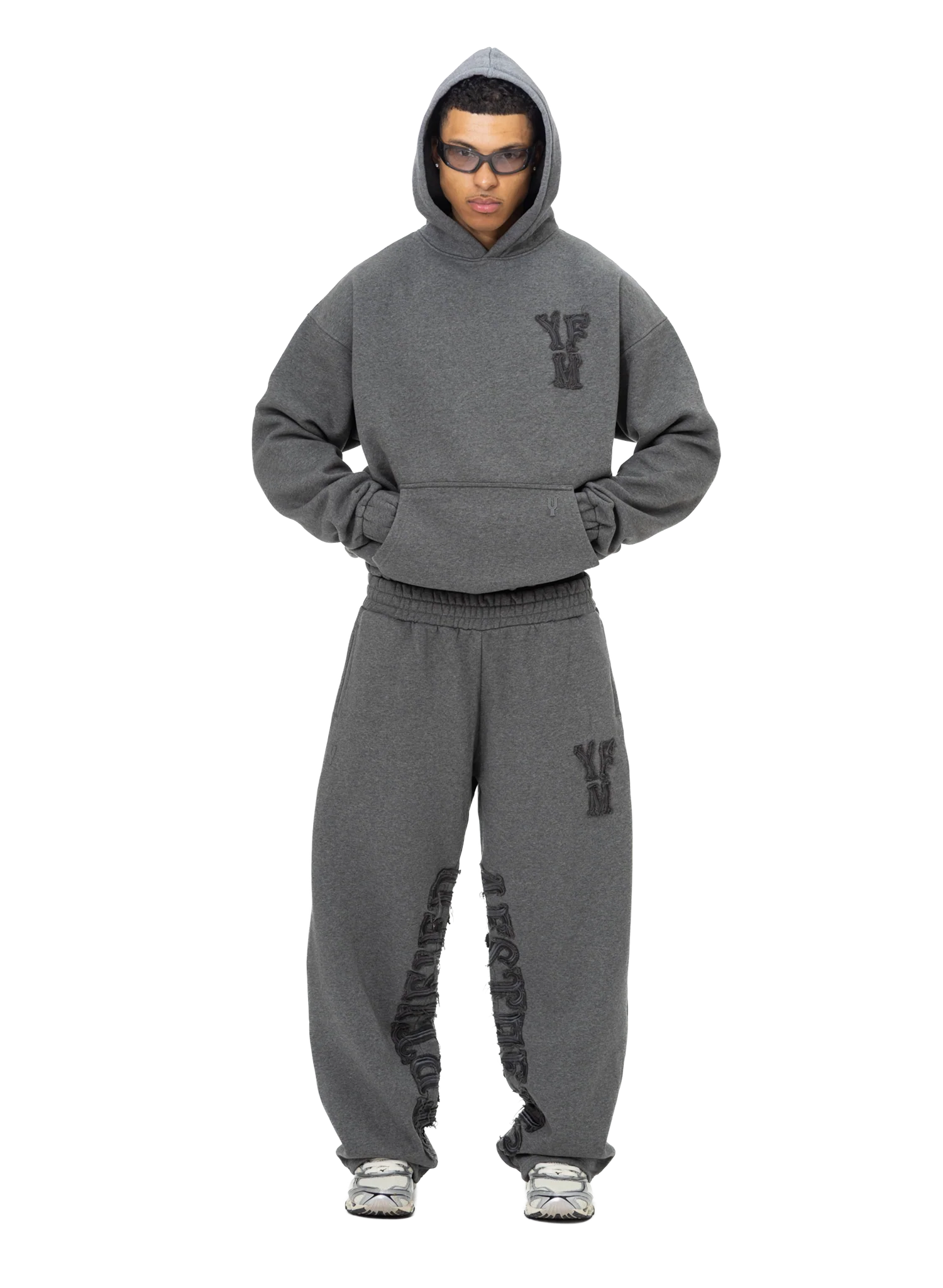 C/A HOODIE DARK MELANGE - Image 6