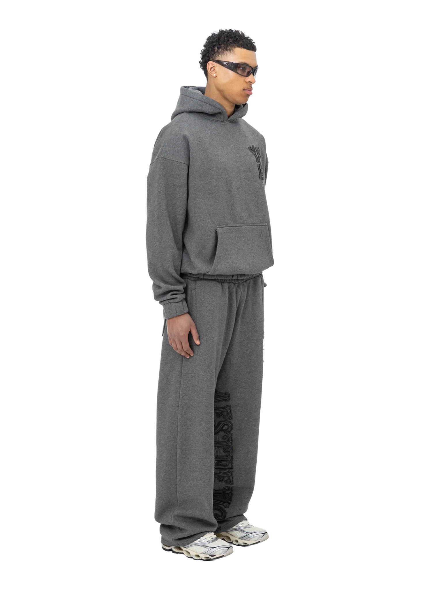 C/A HOODIE DARK MELANGE - Image 5
