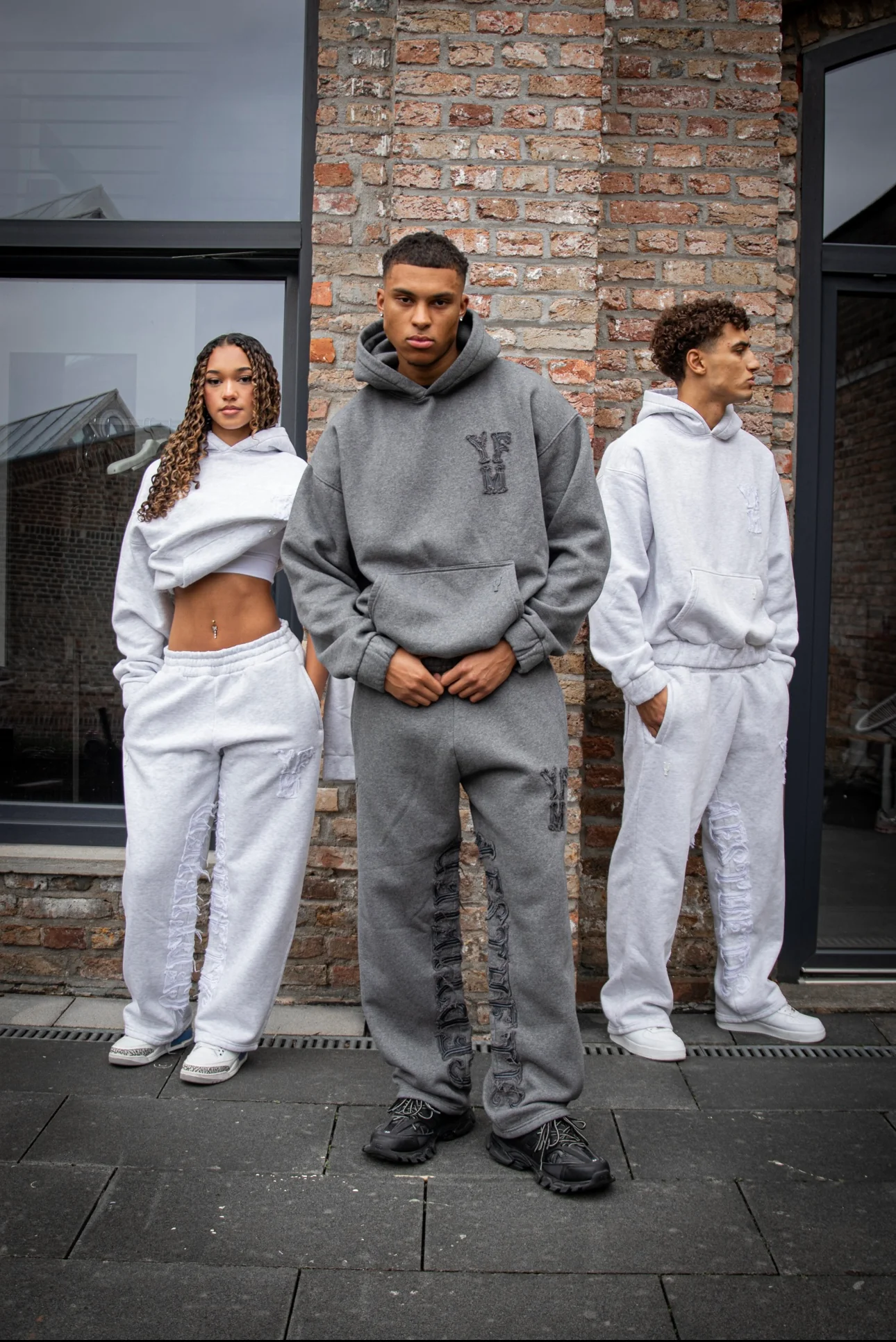 C/A HOODIE DARK MELANGE - Image 7