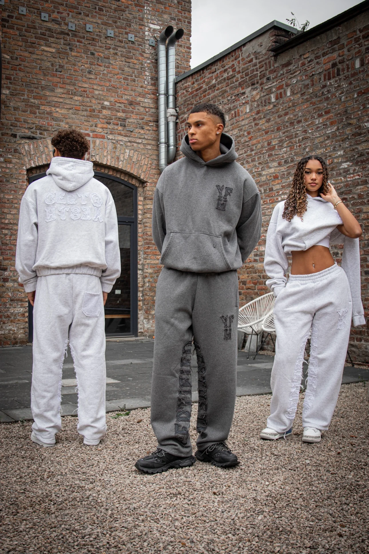 C/A HOODIE DARK MELANGE - Image 8