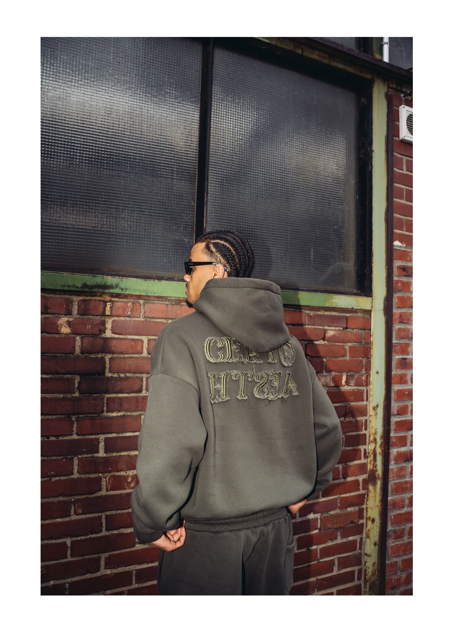 C/A HOODIE DARK GREEN V2 - Image 10
