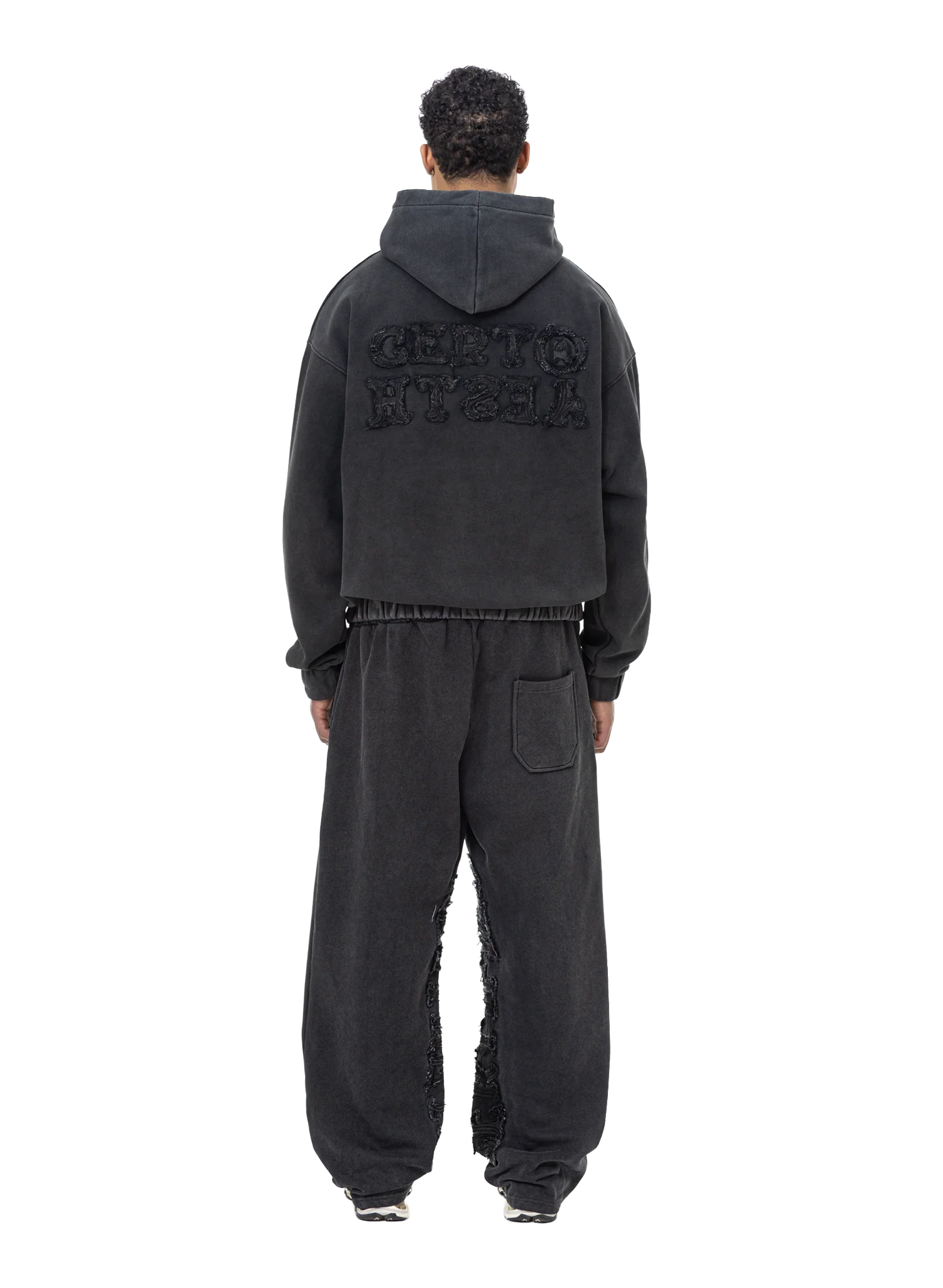 C/A PANTS WASHED BLACK - Image 4