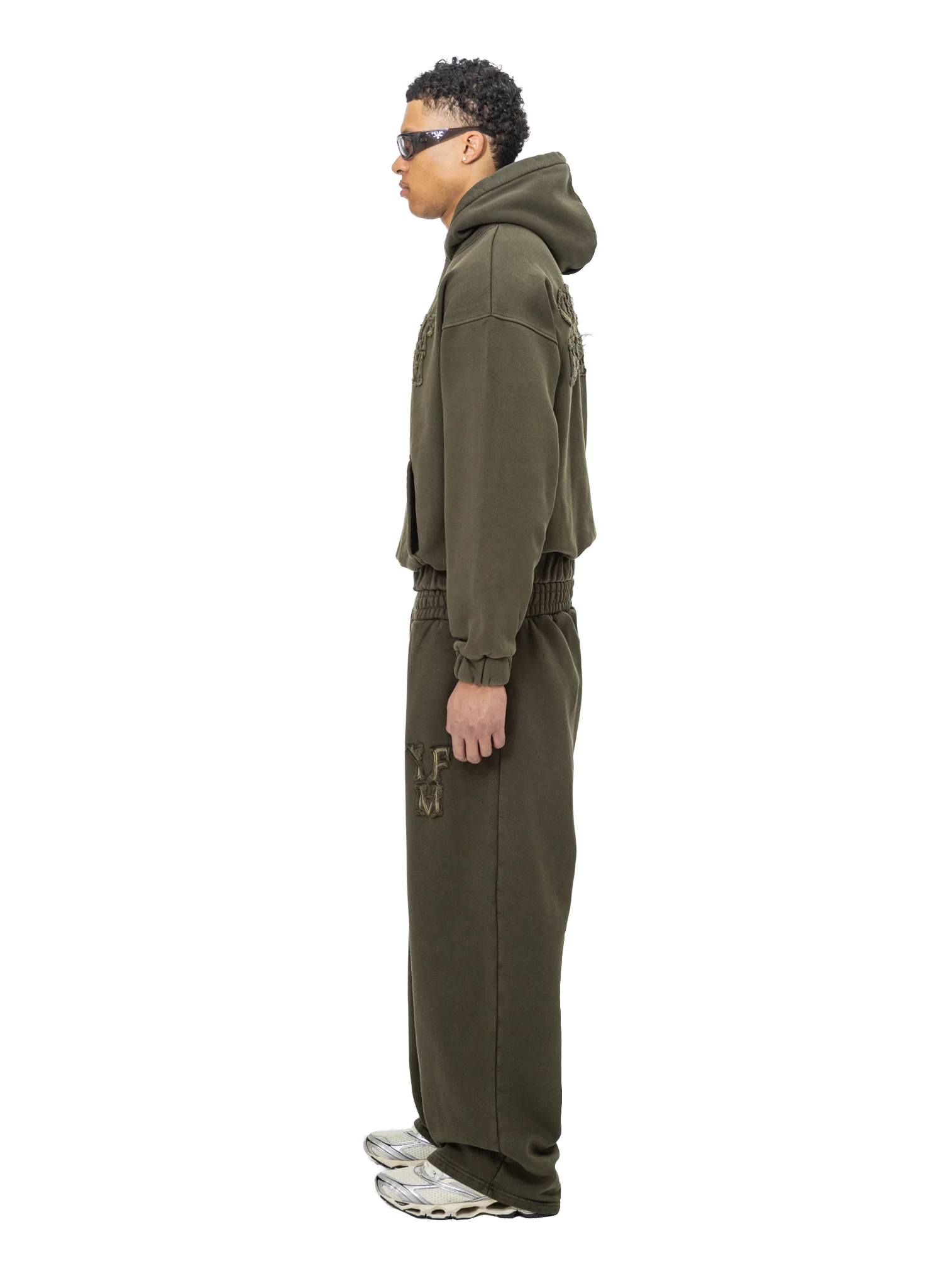 C/A HOODIE WASHED OLIVE - Image 3