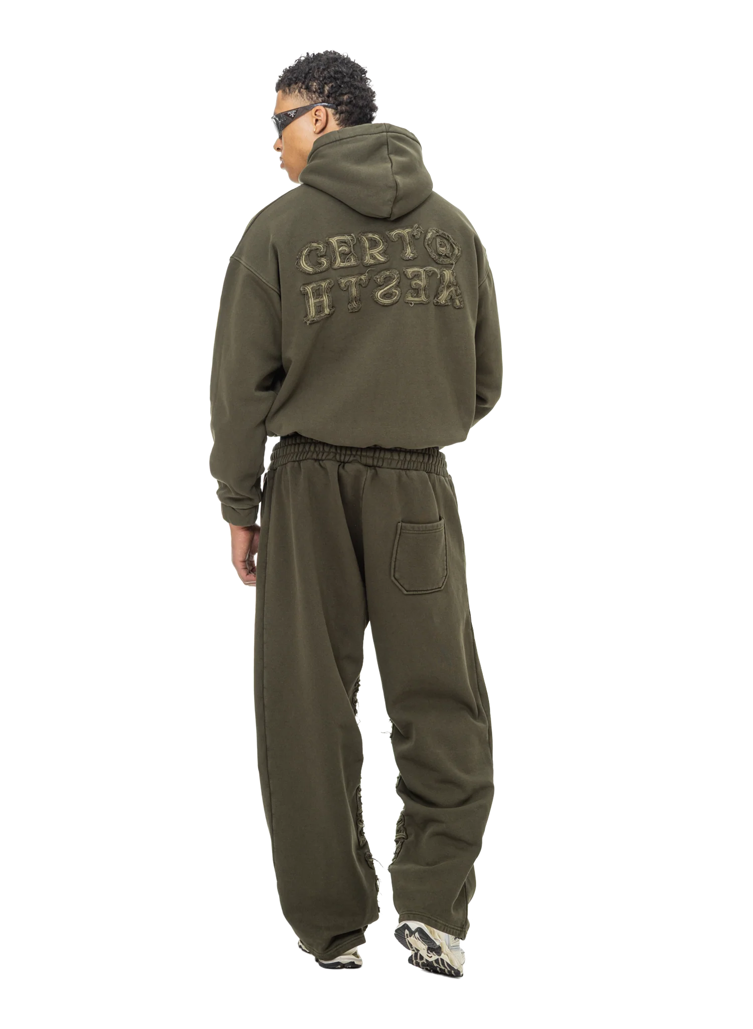C/A HOODIE WASHED OLIVE - Image 5