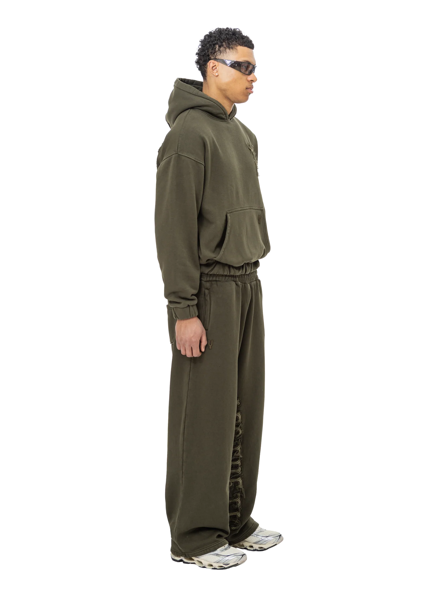 C/A HOODIE WASHED OLIVE - Image 6