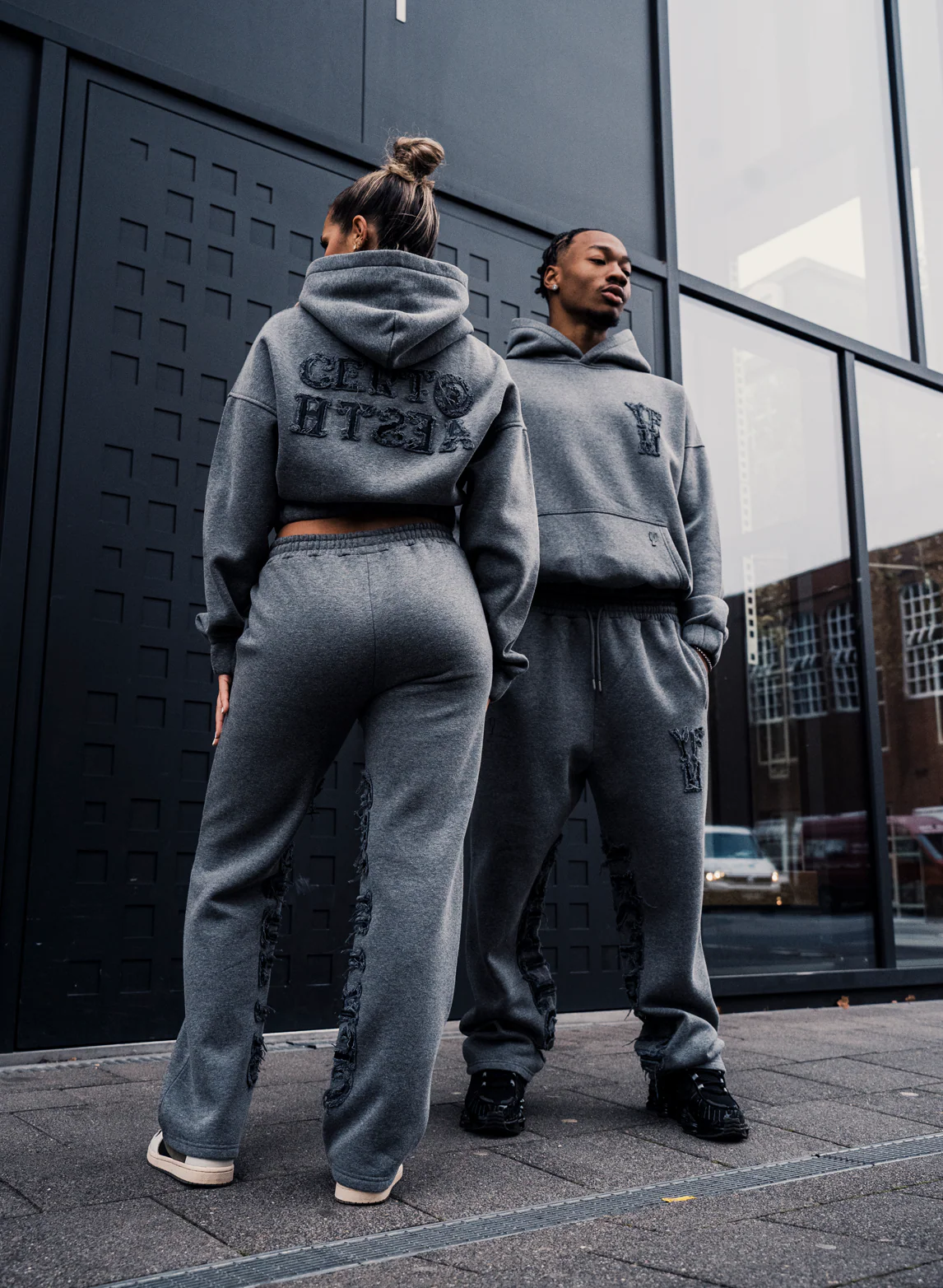 C/A PANTS DARK MELANGE WOMAN - Image 8