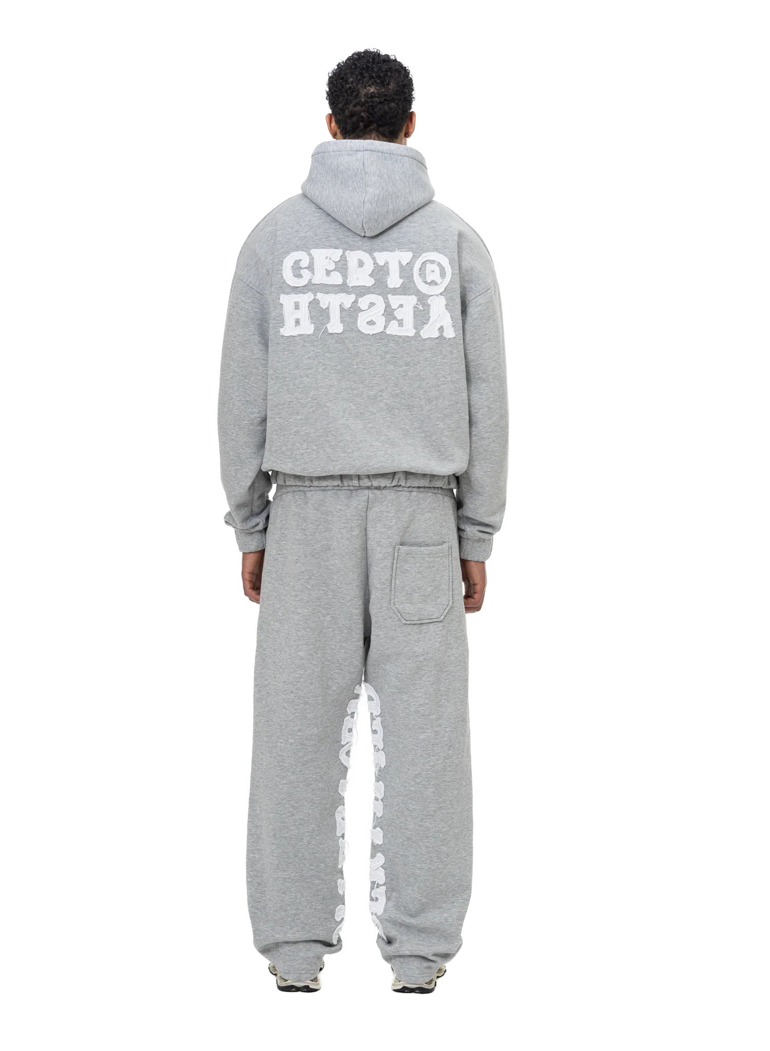 C/A HOODIE GREY MELANGE - Image 3
