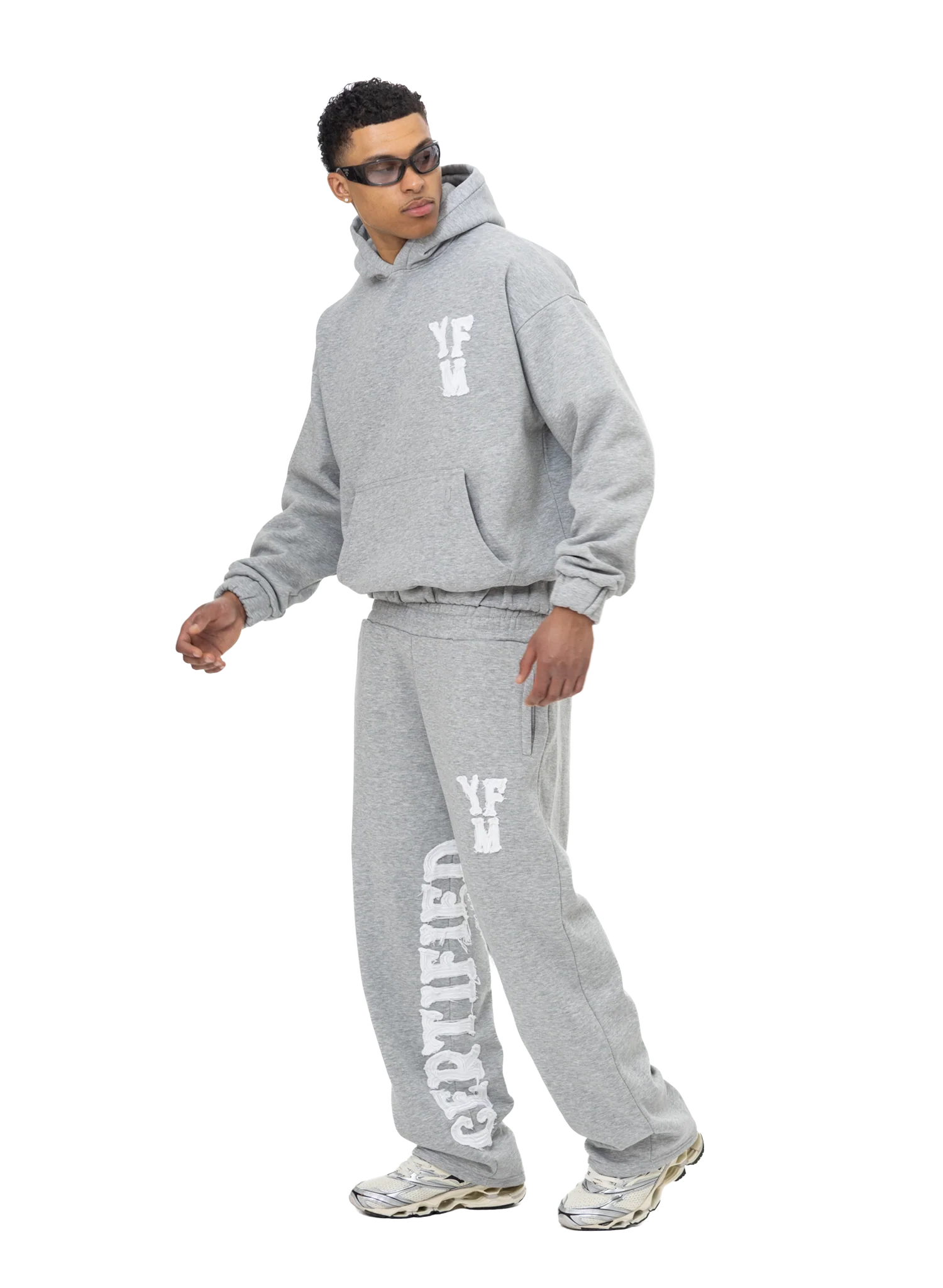 C/A HOODIE GREY MELANGE - Image 4