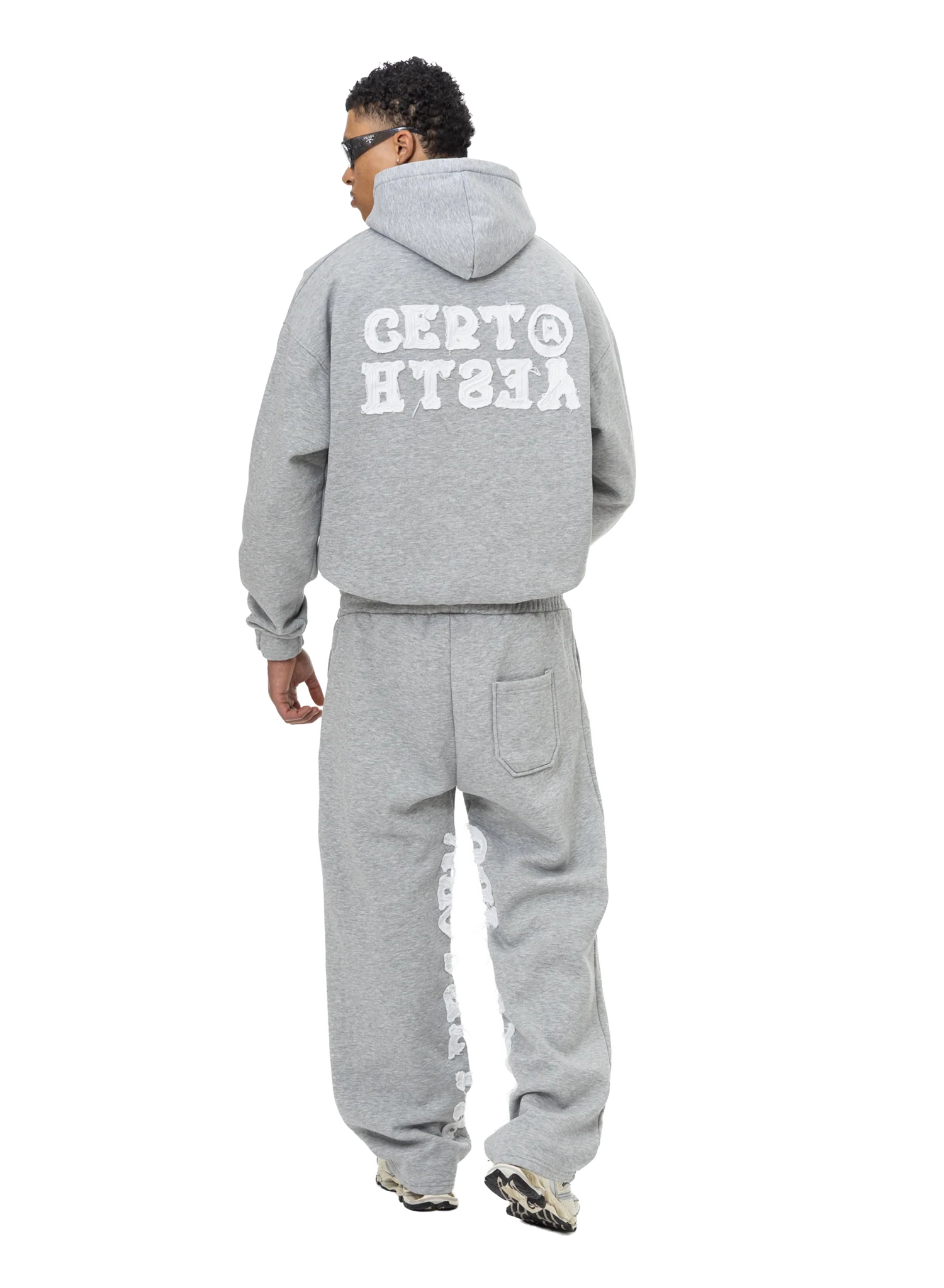 C/A HOODIE GREY MELANGE - Image 5