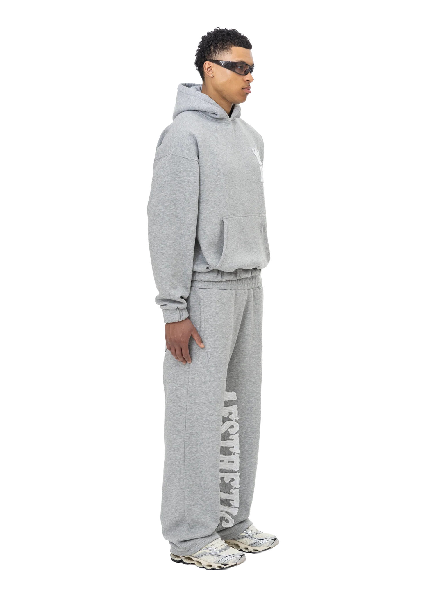 C/A HOODIE GREY MELANGE - Image 6