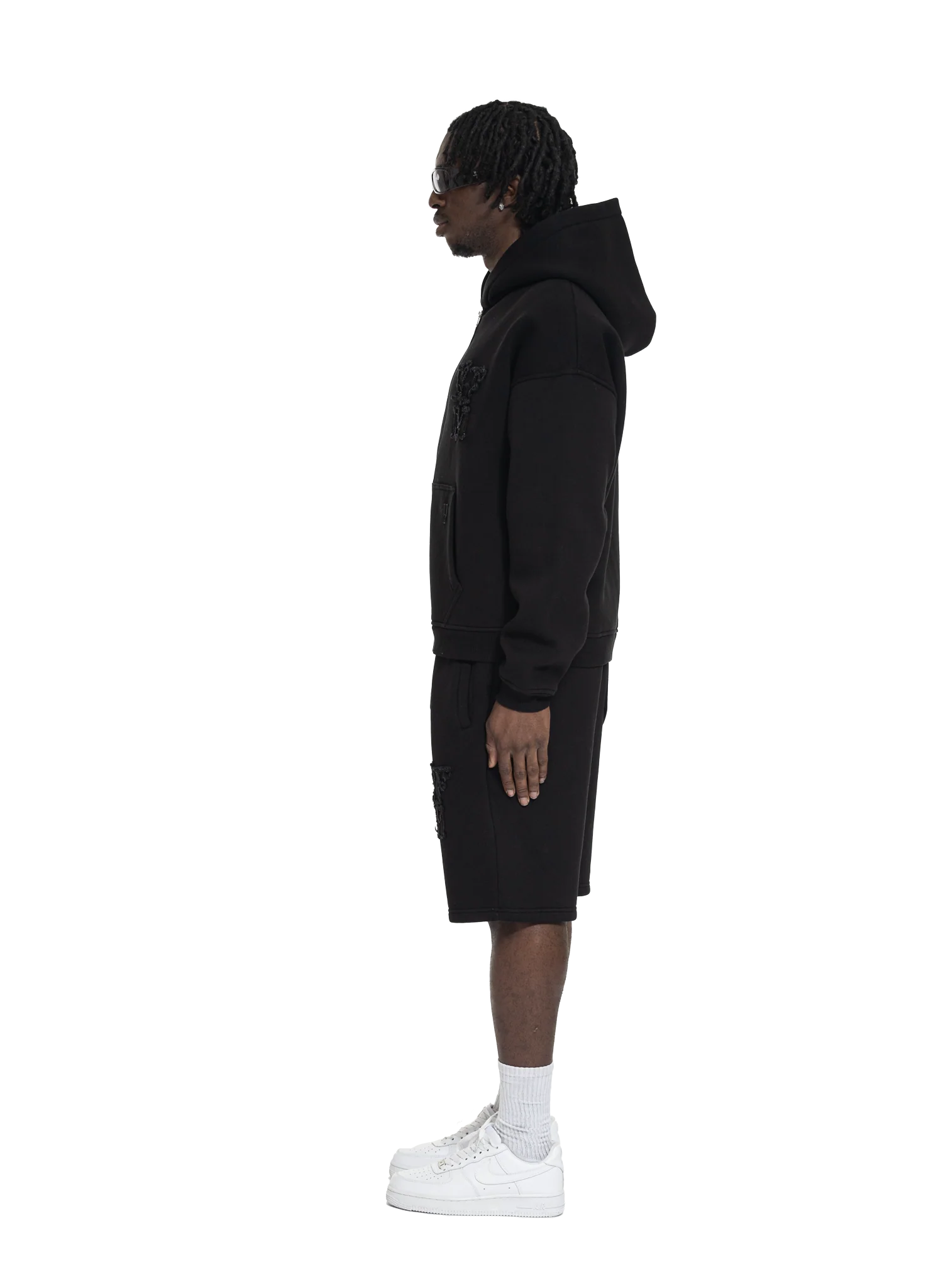 C/A ZIP-HOODIE BLACK - Image 3