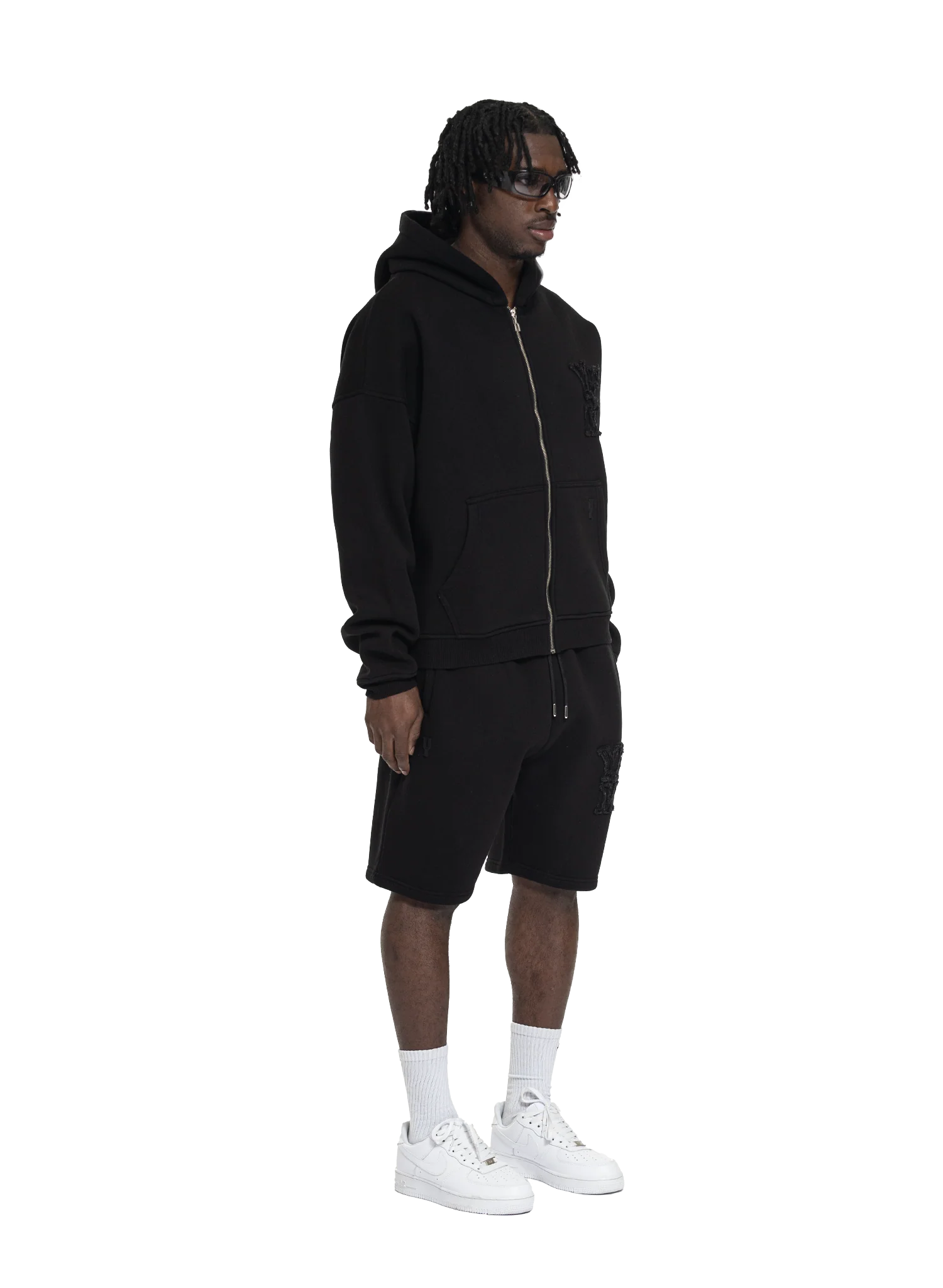 C/A ZIP-HOODIE BLACK - Image 5