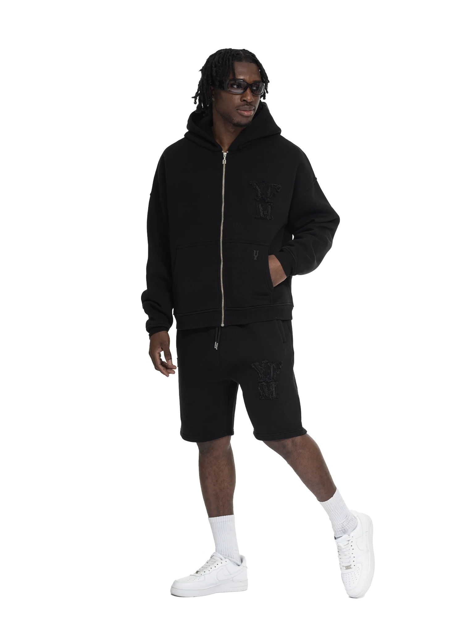 C/A ZIP-HOODIE BLACK - Image 6