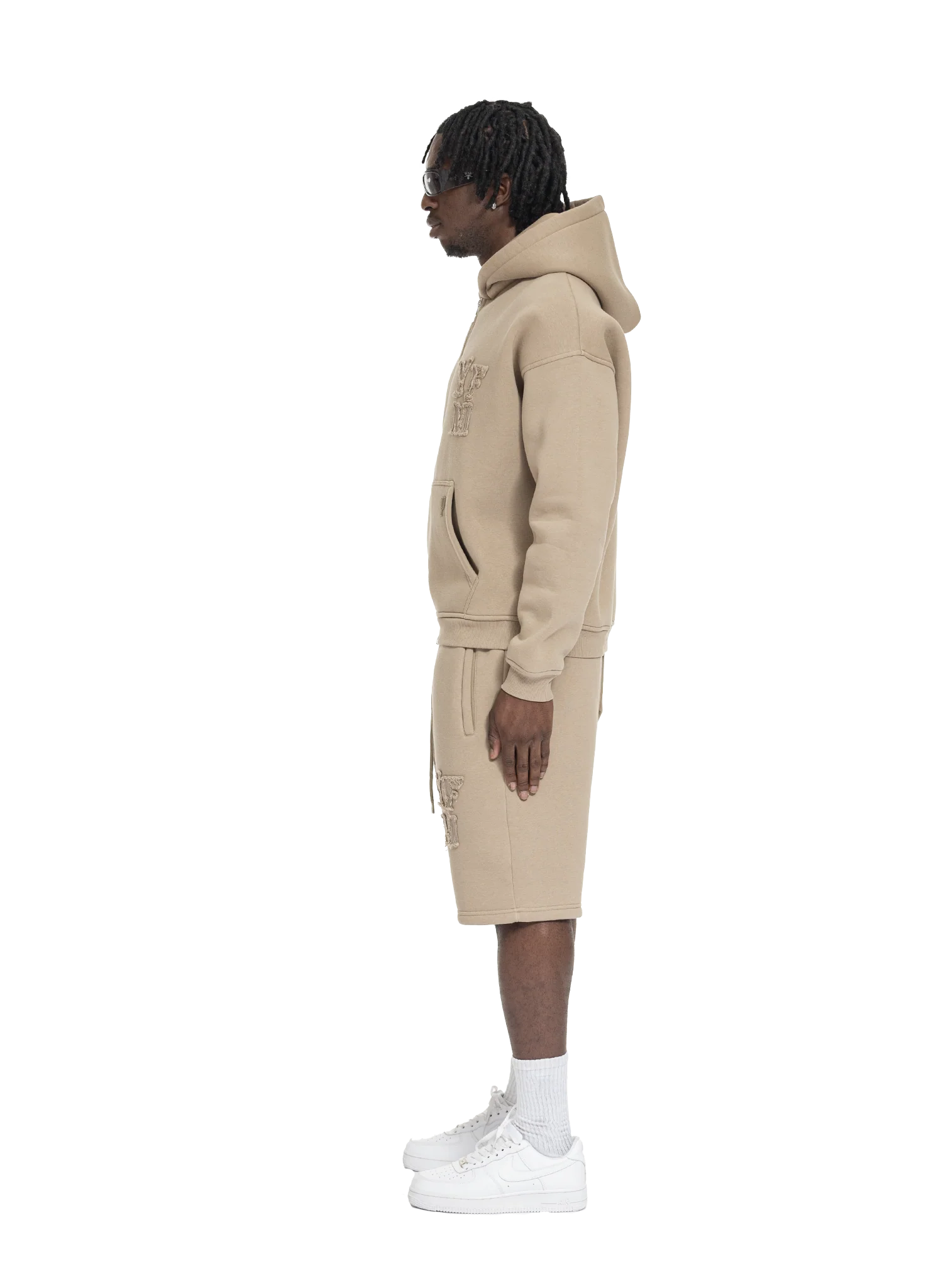 C/A ZIP-HOODIE DARK BEIGE - Image 3