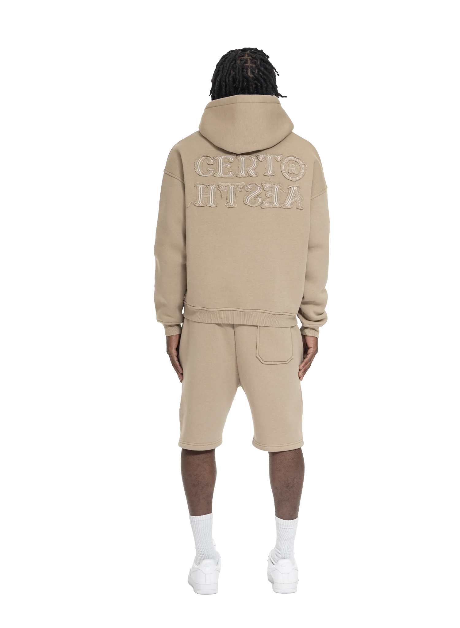 C/A ZIP-HOODIE DARK BEIGE - Image 4