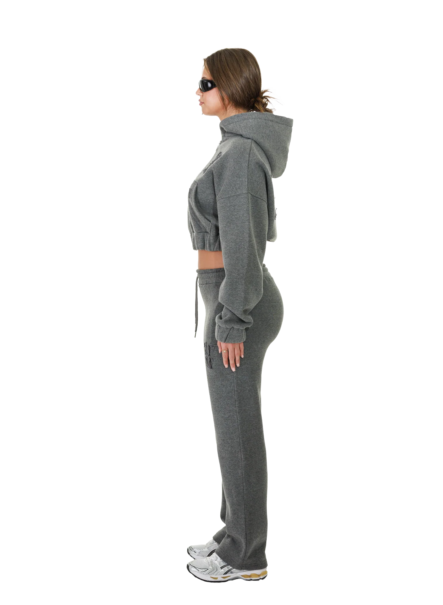 C/A PANTS DARK MELANGE WOMAN - Image 3