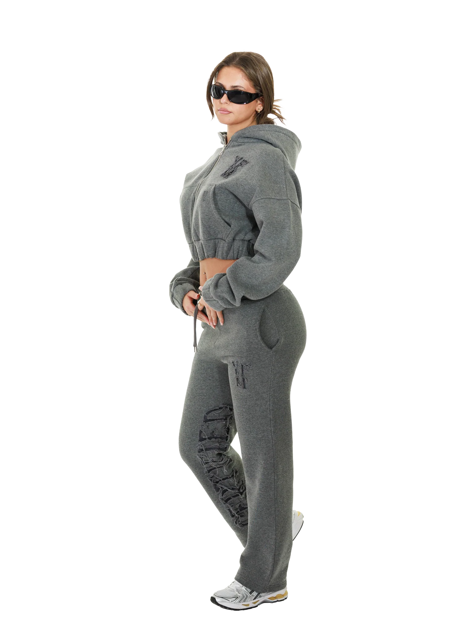 C/A PANTS DARK MELANGE WOMAN - Image 5