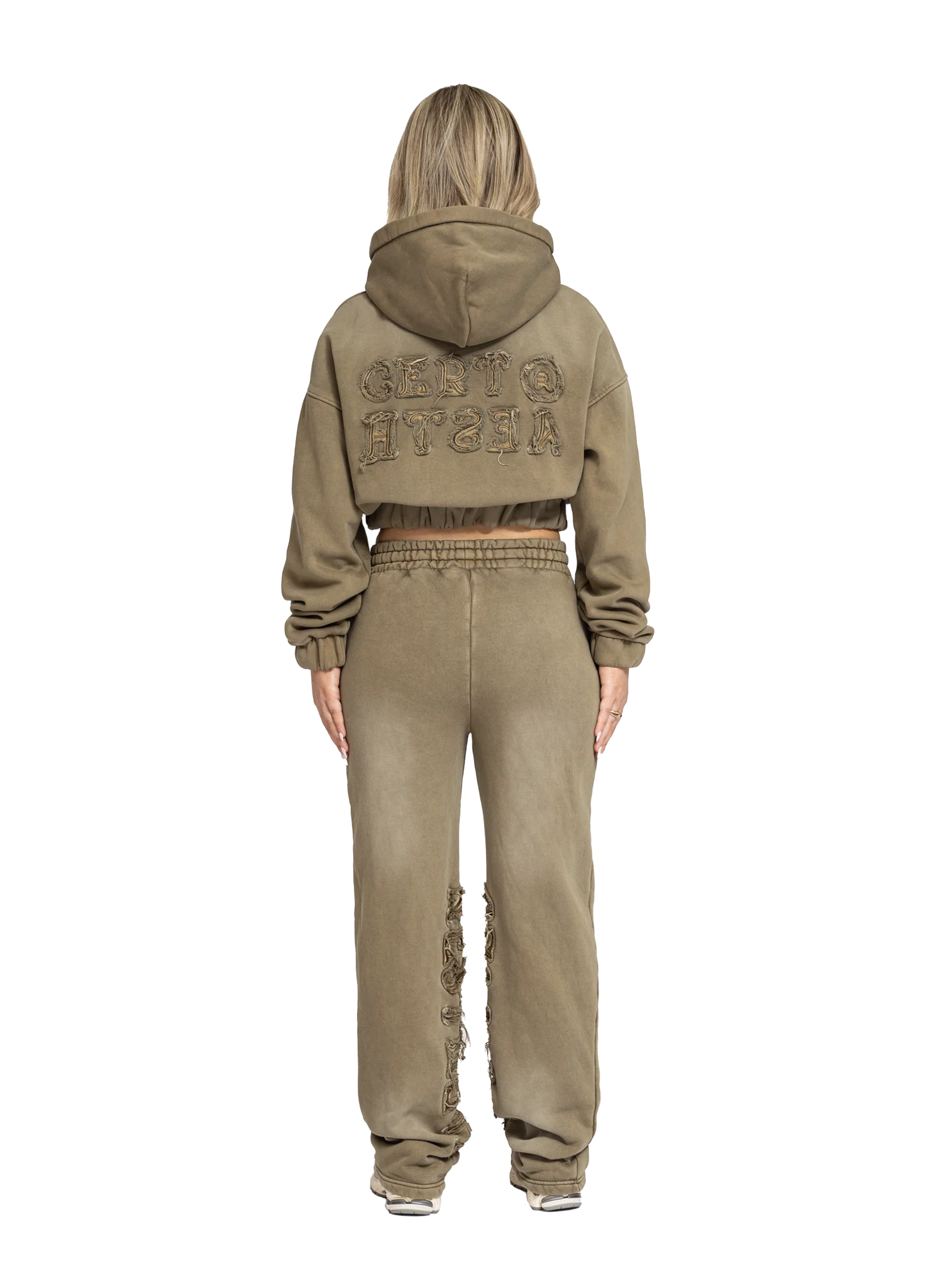 C/A PANTS GOLDEN OLIVE WASH WOMAN - Image 4