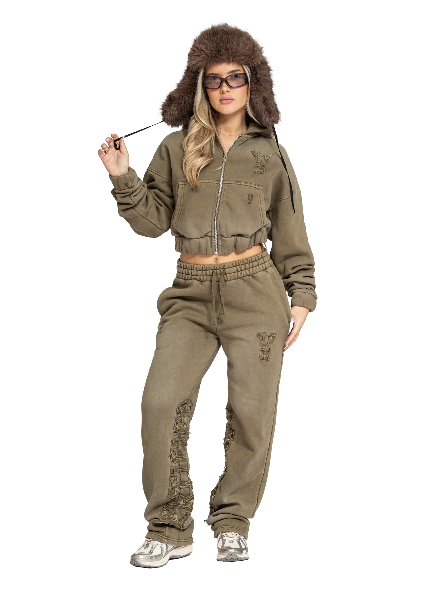 C/A PANTS GOLDEN OLIVE WASH WOMAN - Image 5