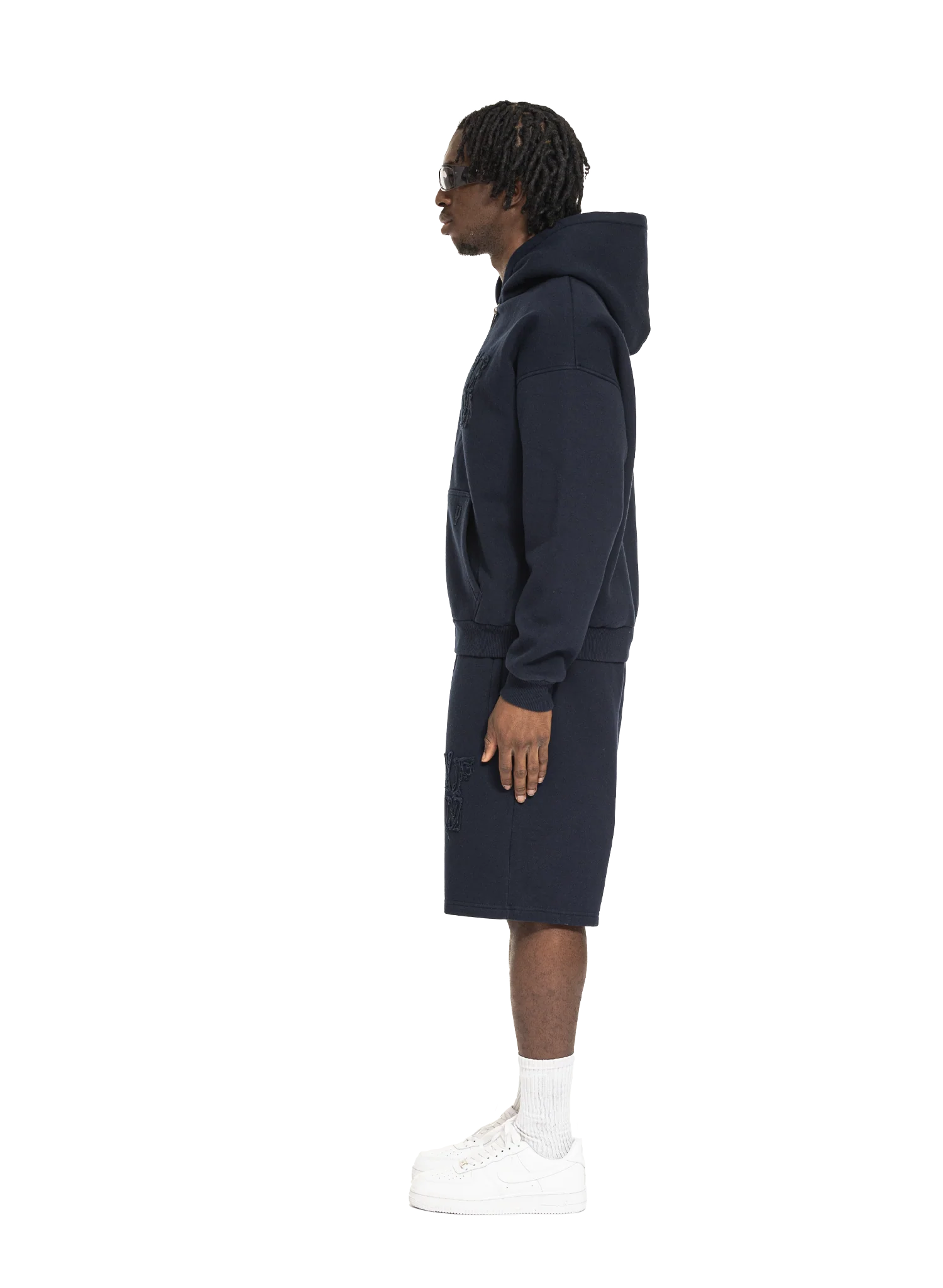 C/A ZIP-HOODIE NAVY BLUE - Image 3