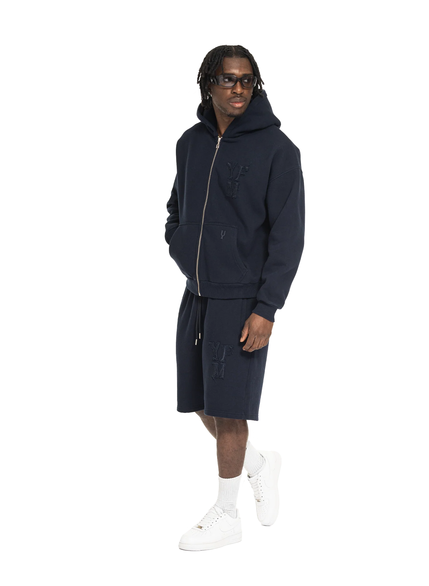 C/A ZIP-HOODIE NAVY BLUE - Image 5