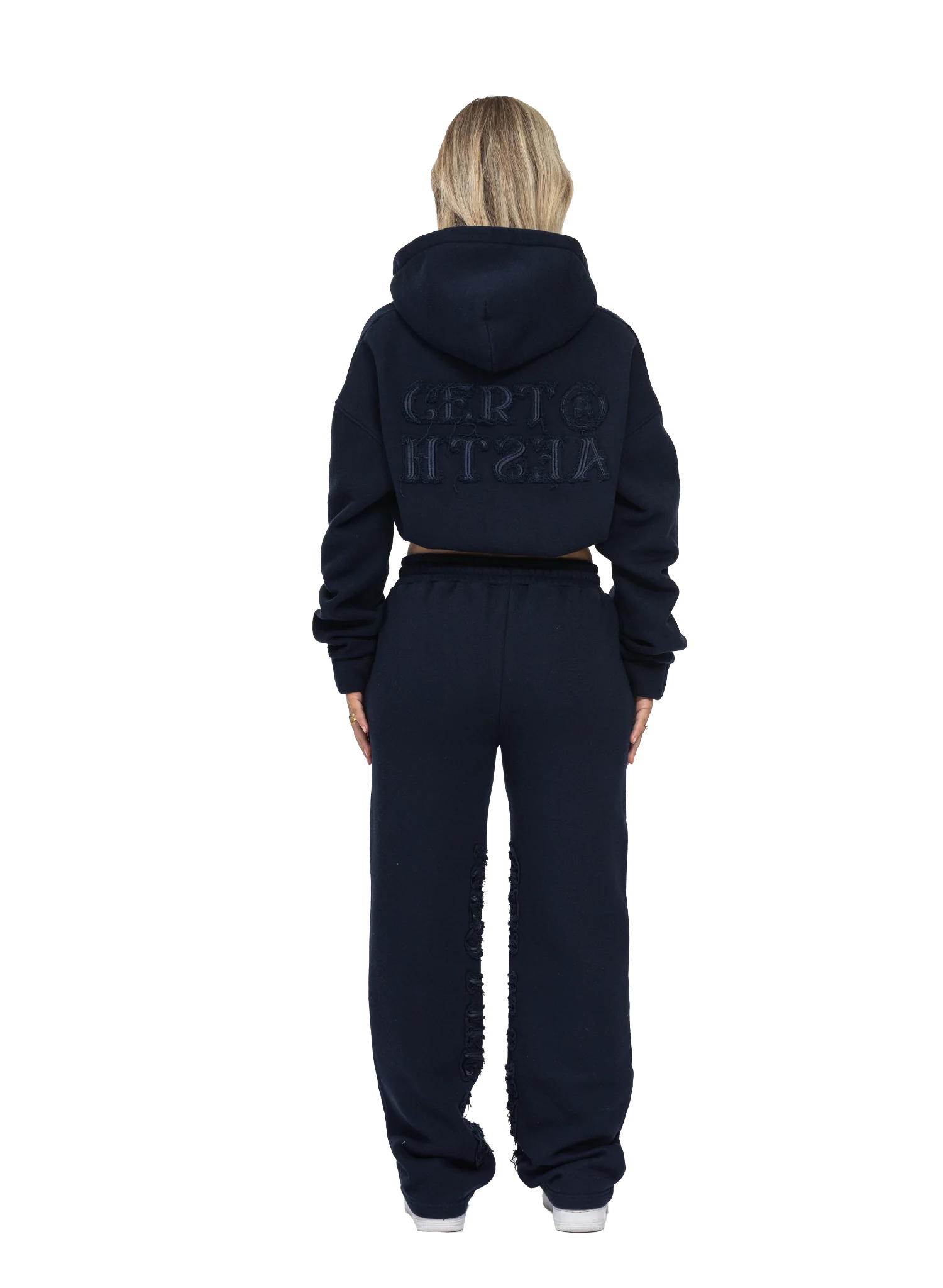C/A ZIP-HOODIE NAVY BLUE WOMAN - Image 4
