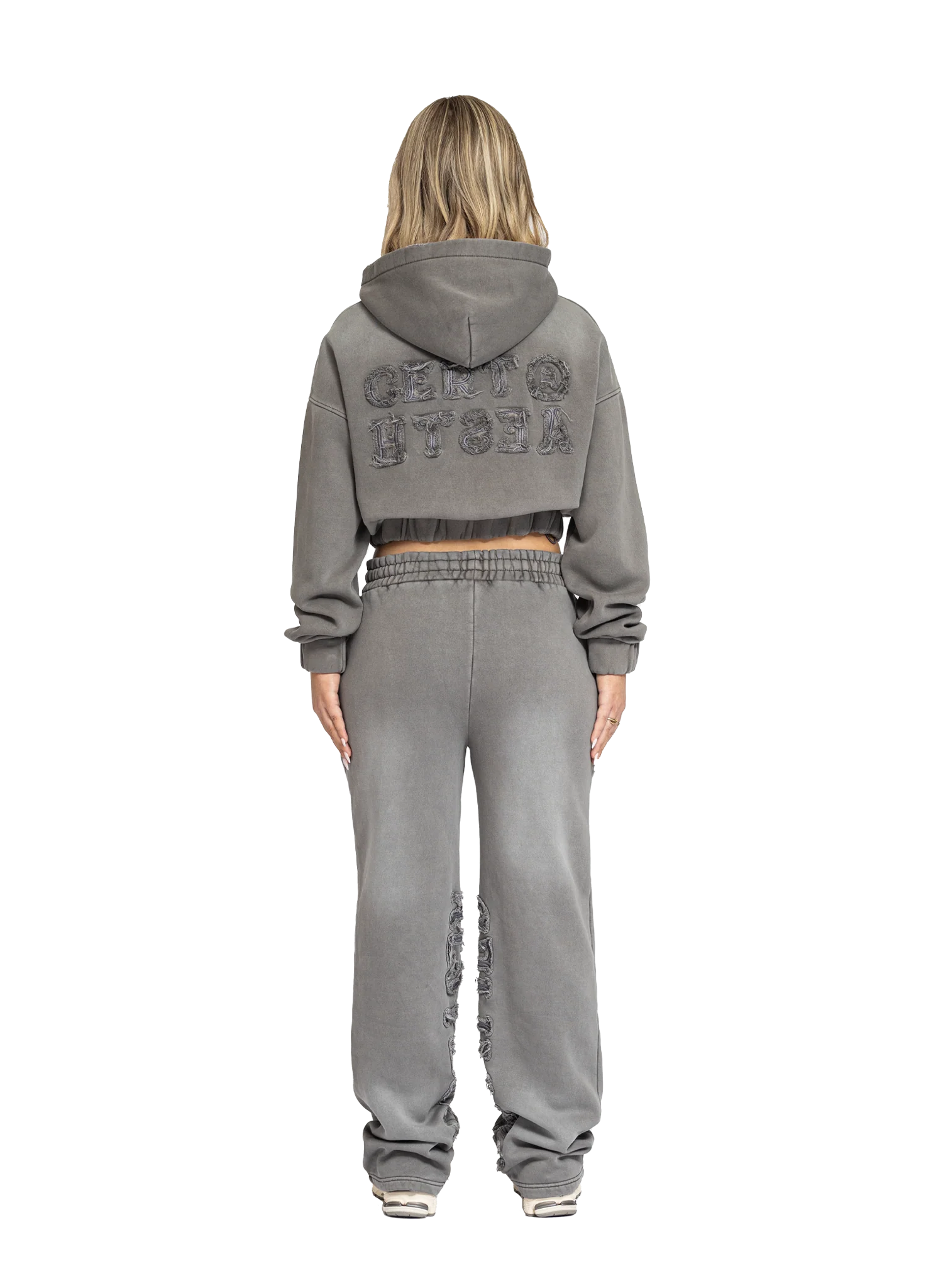 C/A ZIP-HOODIE WASHED ASH WOMAN - Image 4