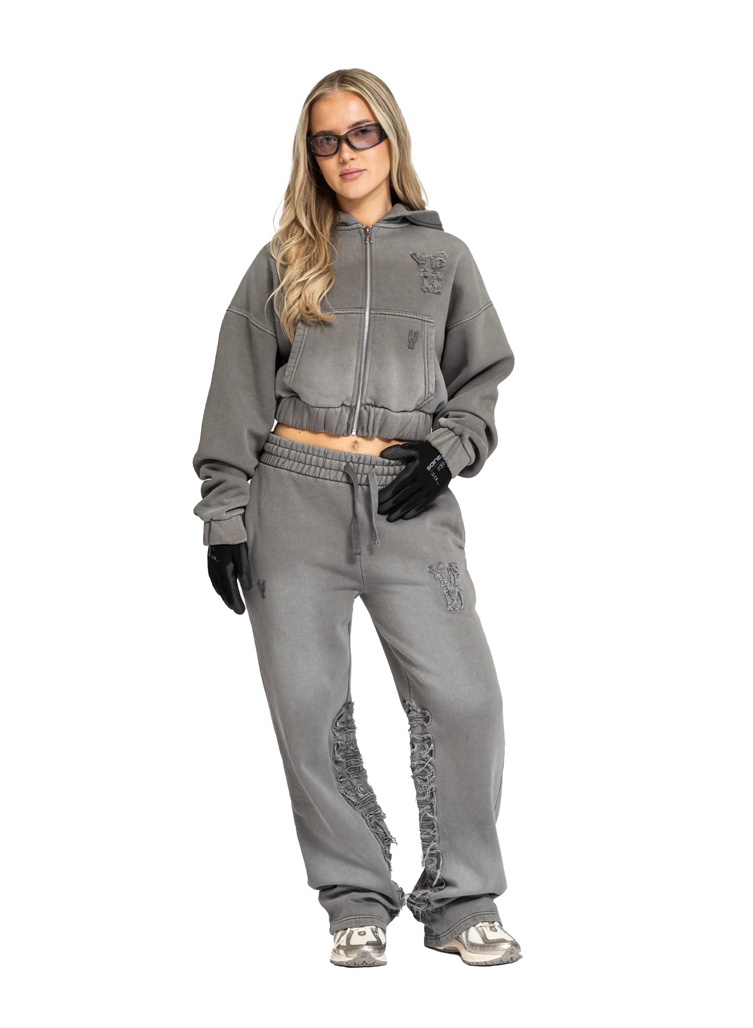 C/A ZIP-HOODIE WASHED ASH WOMAN - Image 5