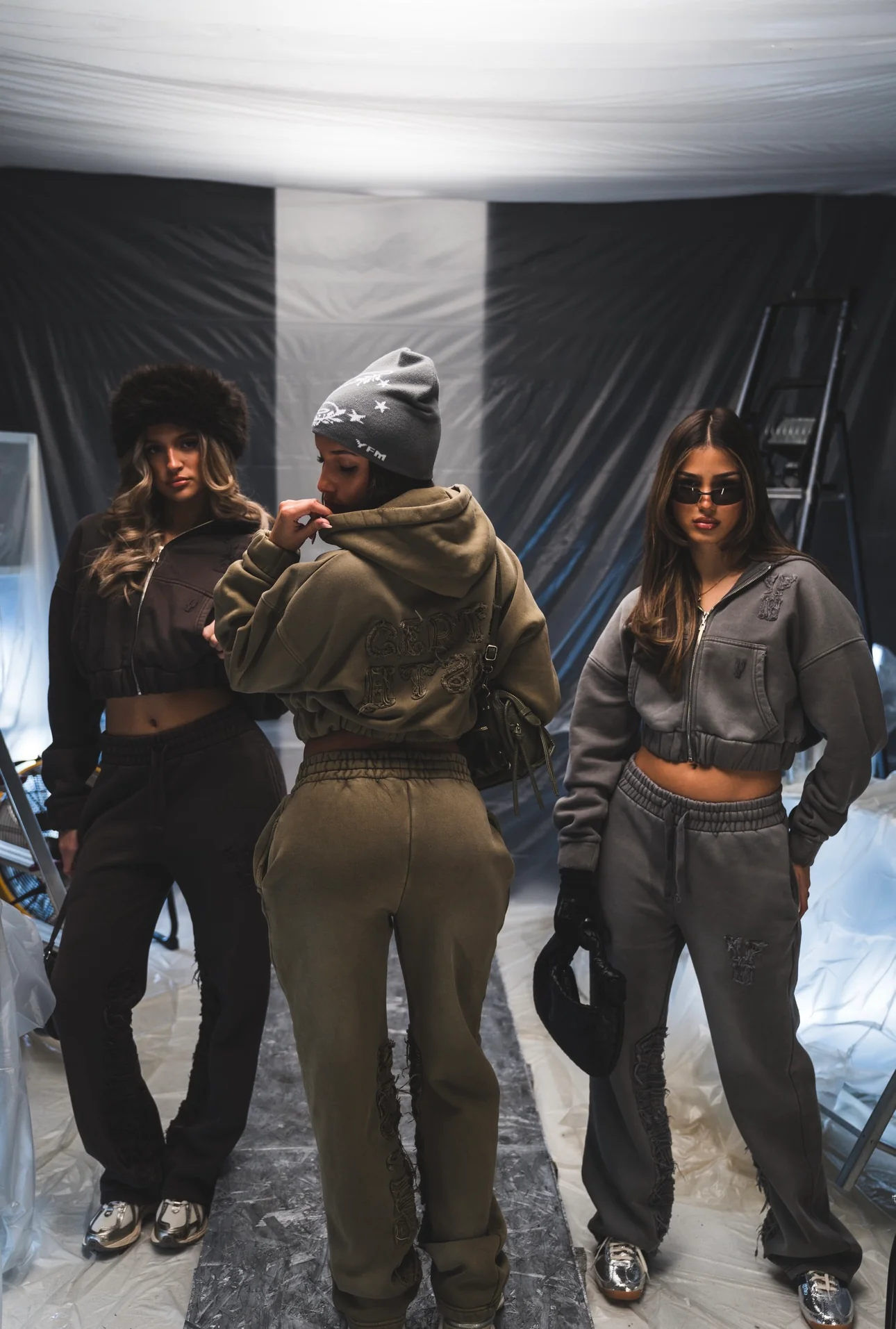 C/A ZIP-HOODIE WASHED ASH WOMAN - Image 7