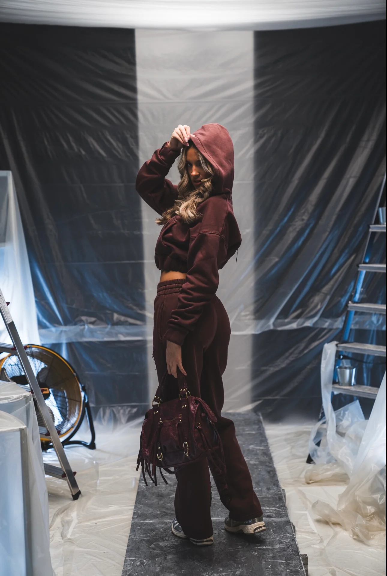 C/A PANTS WASHED PLUM WOMAN - Image 9
