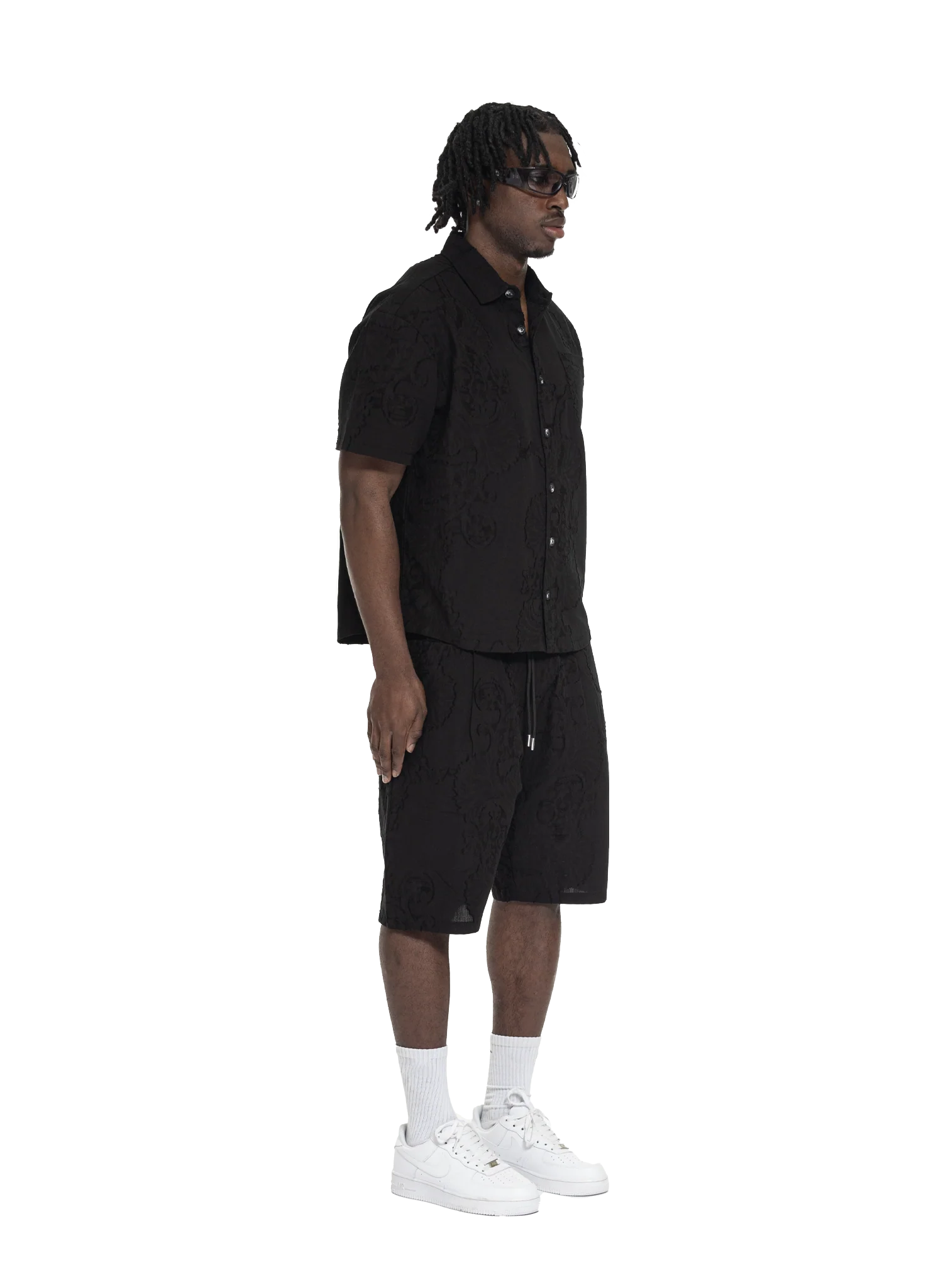 DISTRESS SCARS SHIRT BLACK - Image 6