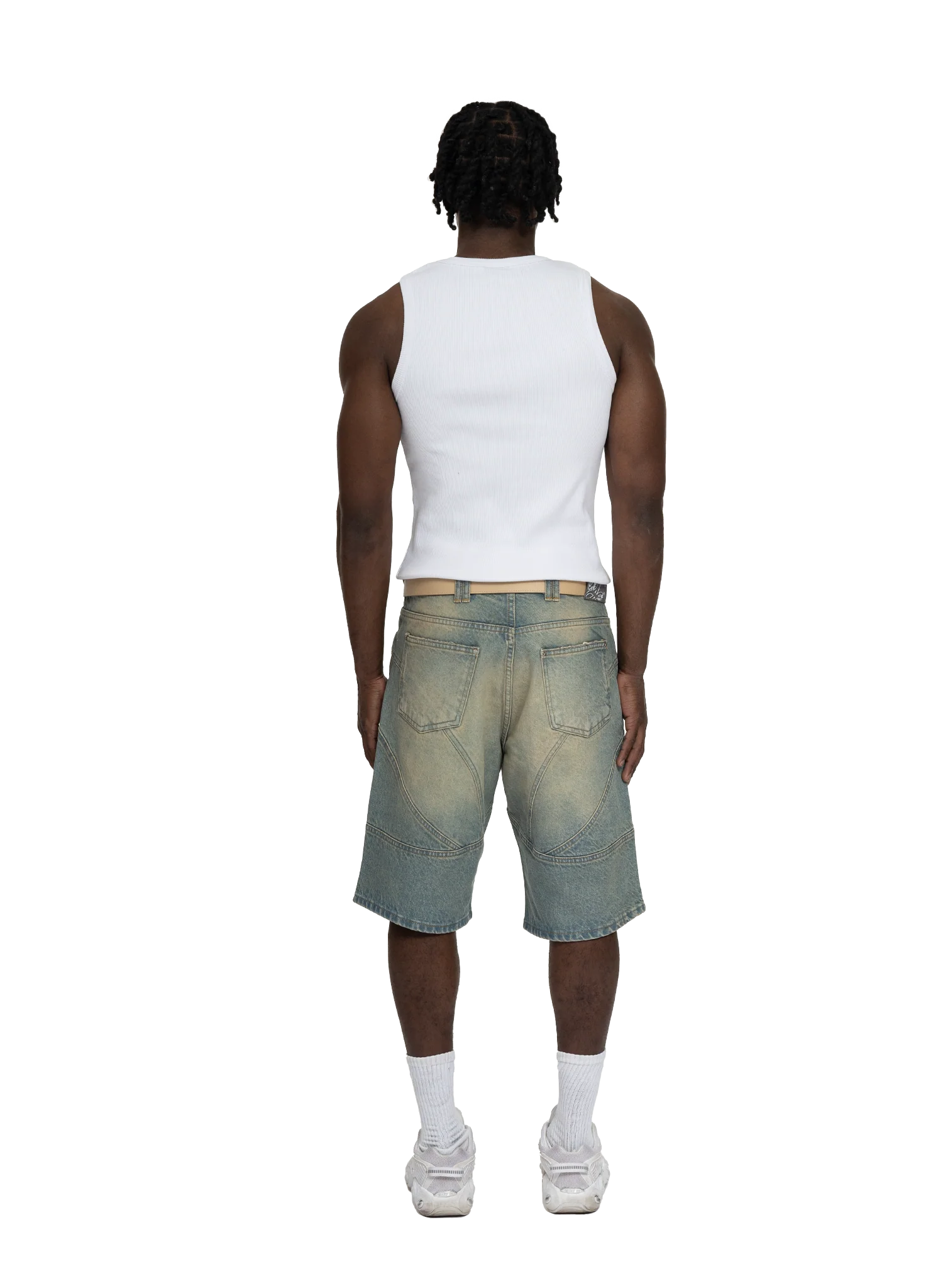 GRID JORTS SAND - Image 3