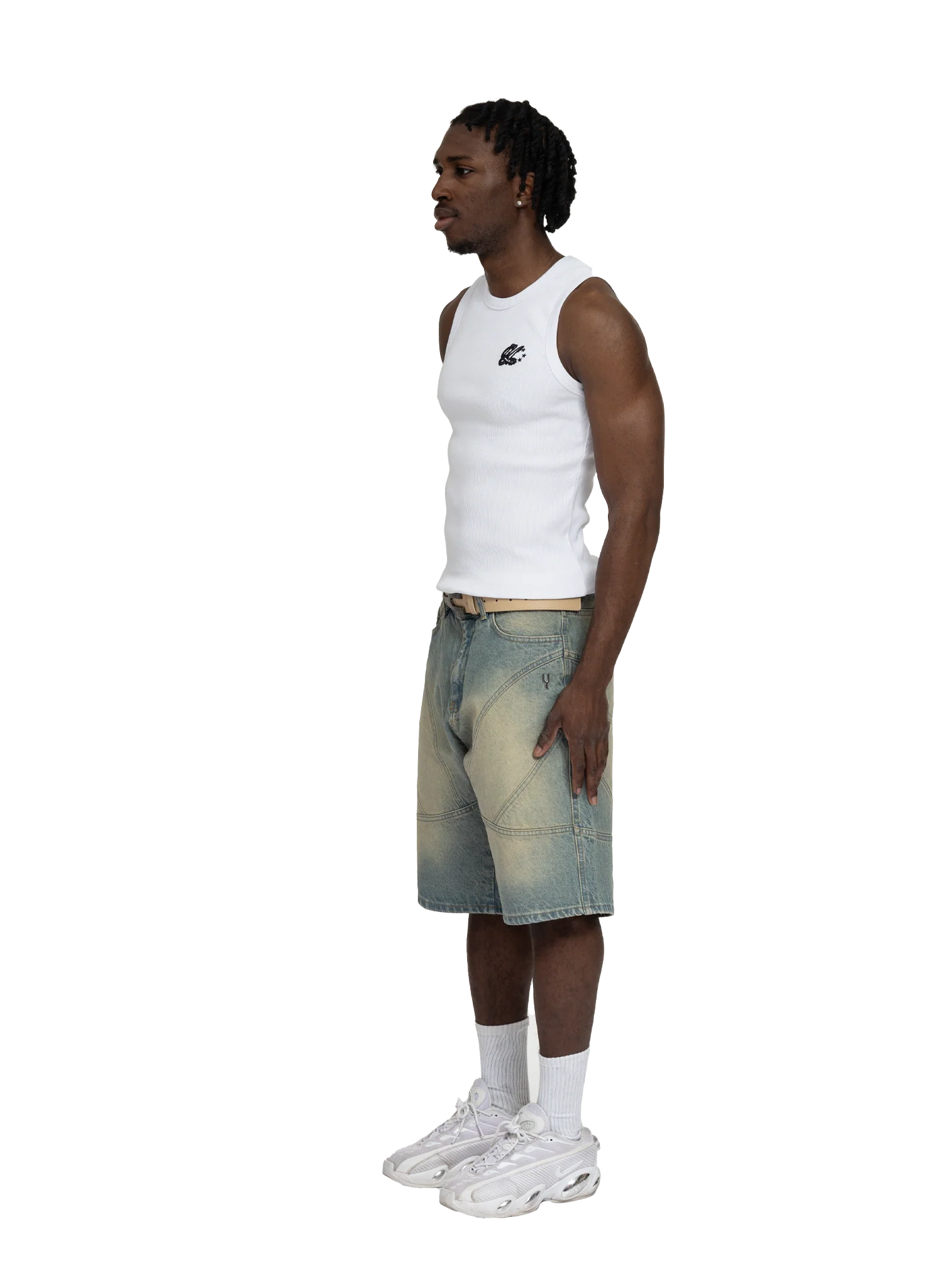 GRID JORTS SAND - Image 4