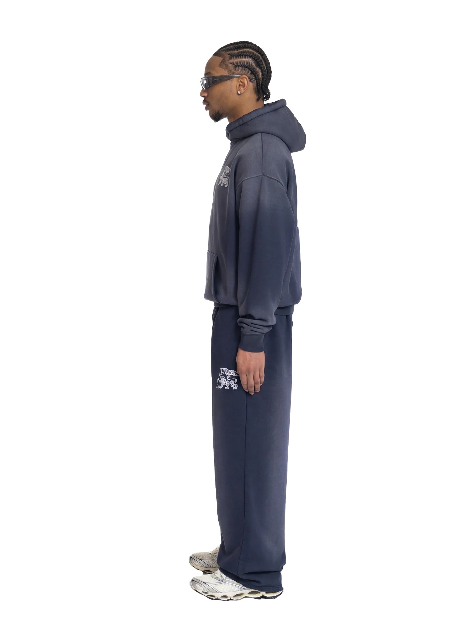 ROYAL HOODIE NAVY FADE - Image 3