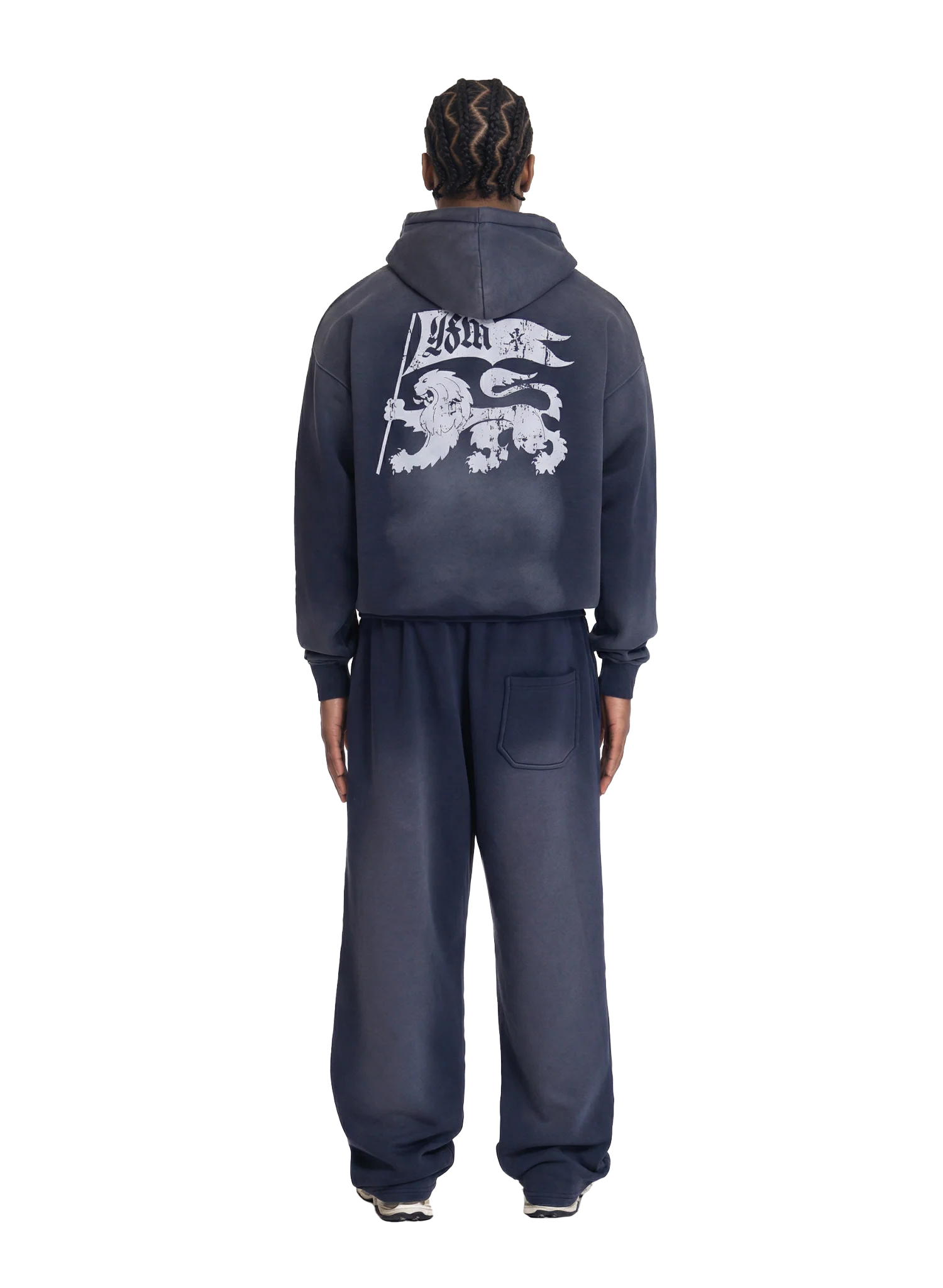 ROYAL HOODIE NAVY FADE - Image 4