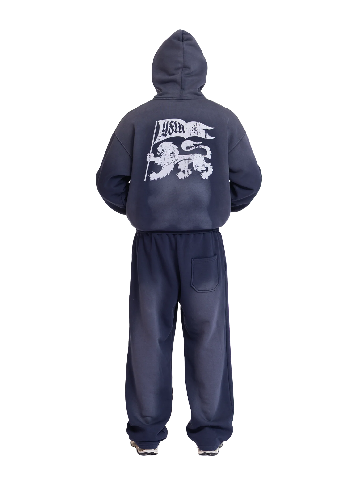 ROYAL HOODIE NAVY FADE - Image 5