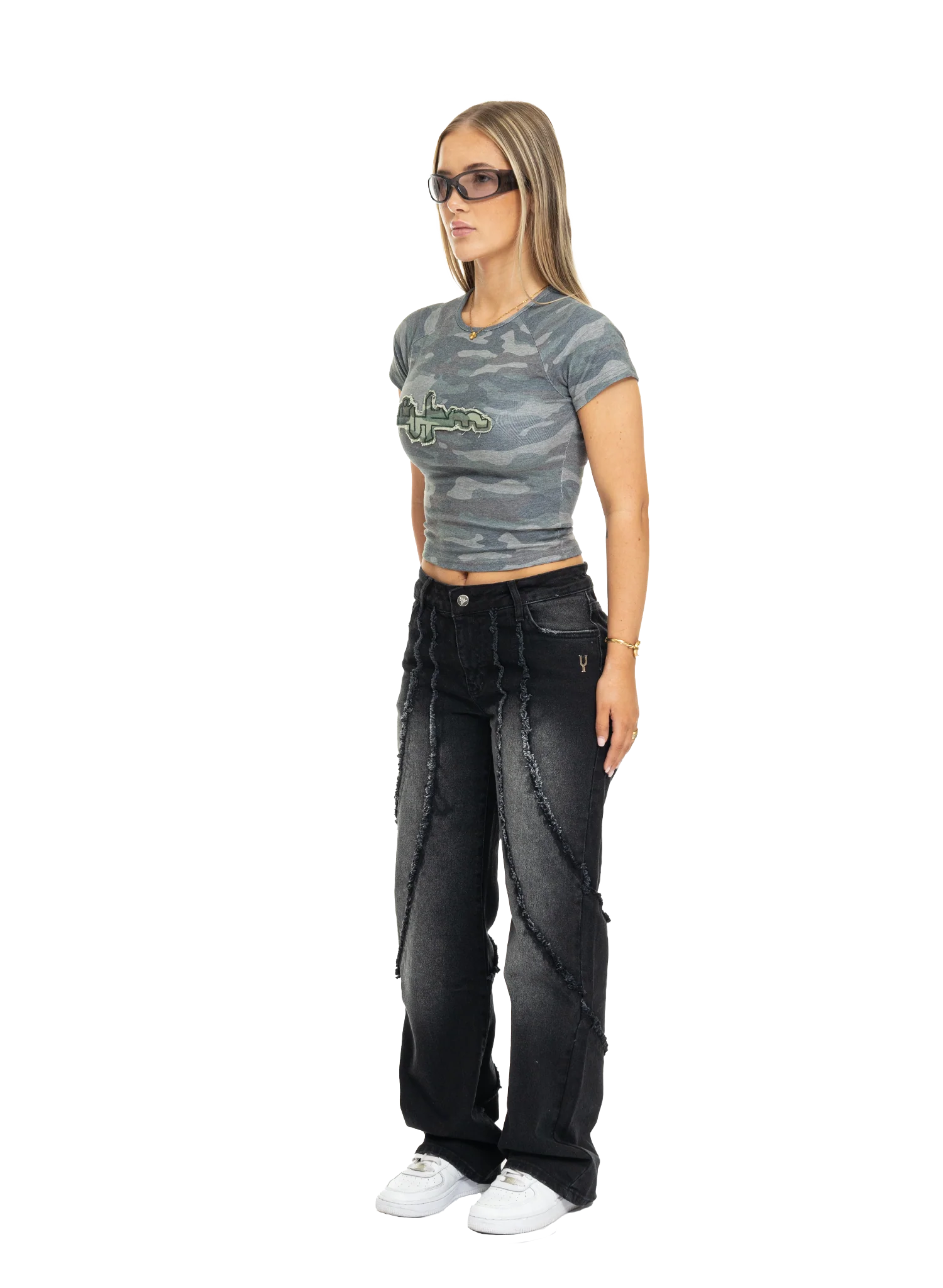 SCARS DENIM BLACK WOMAN - Image 2