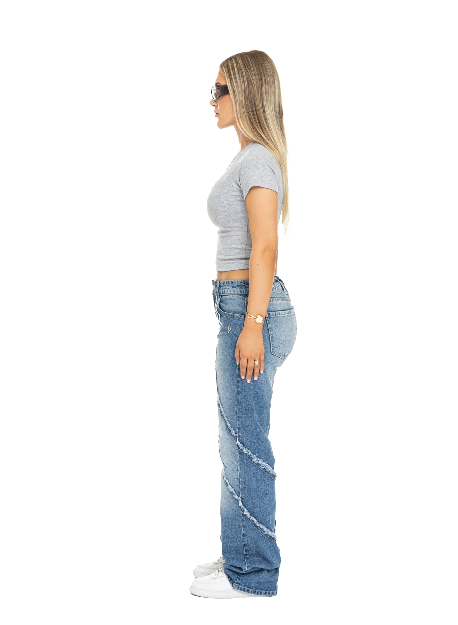 SCARS DENIM BLUE WOMAN - Image 3