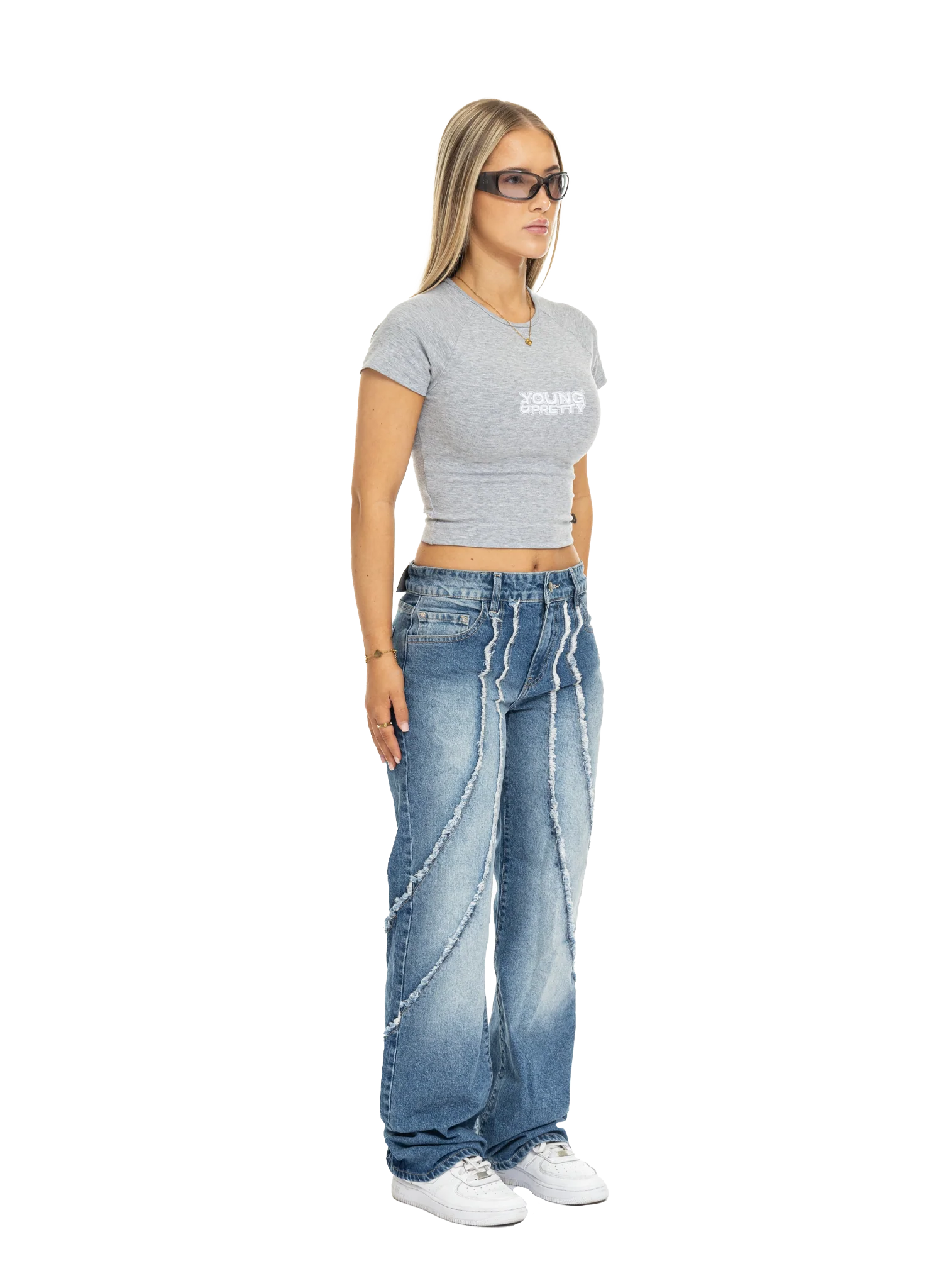 SCARS DENIM BLUE WOMAN - Image 6