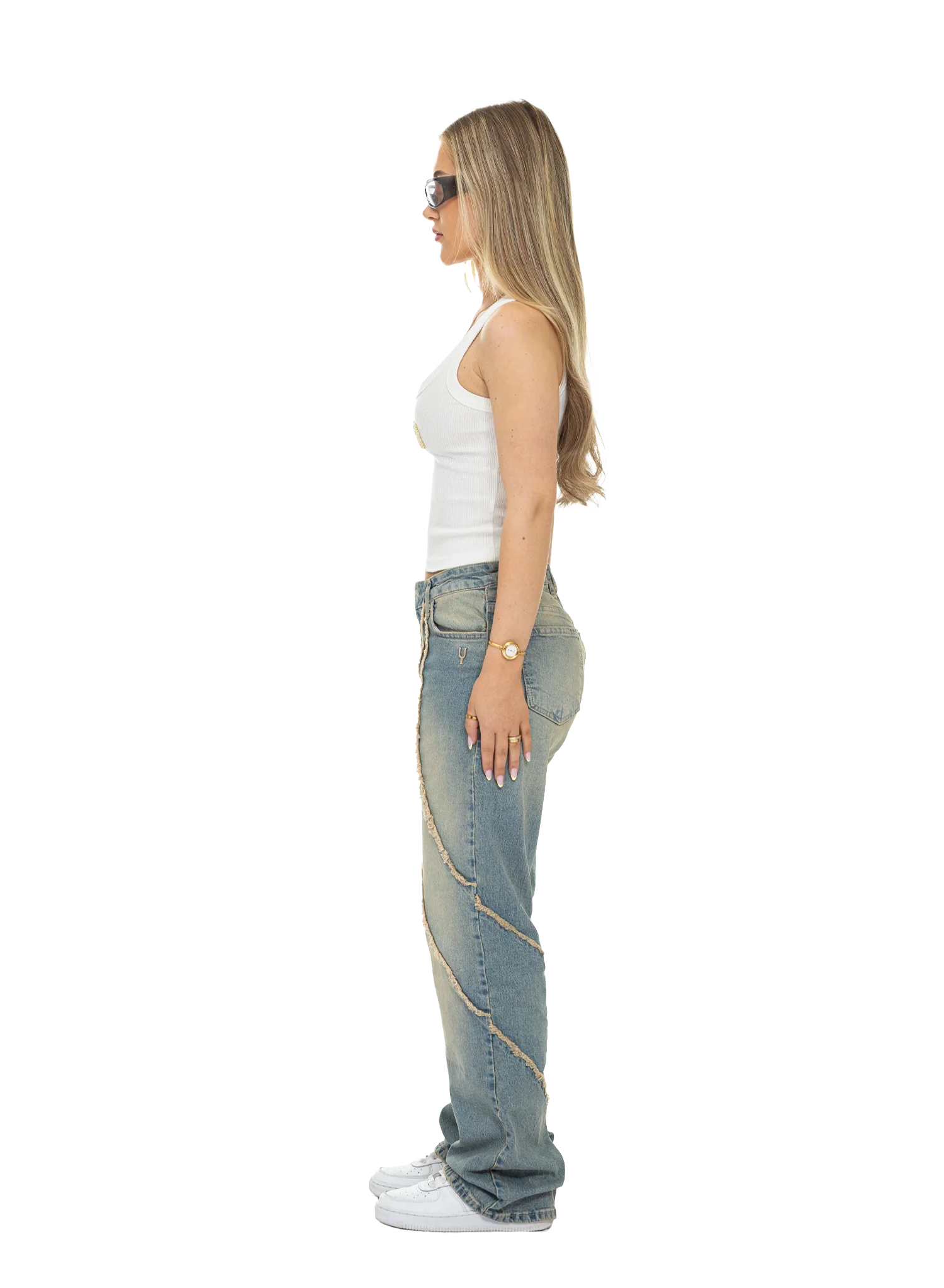 SCARS DENIM SAND WOMAN - Image 3