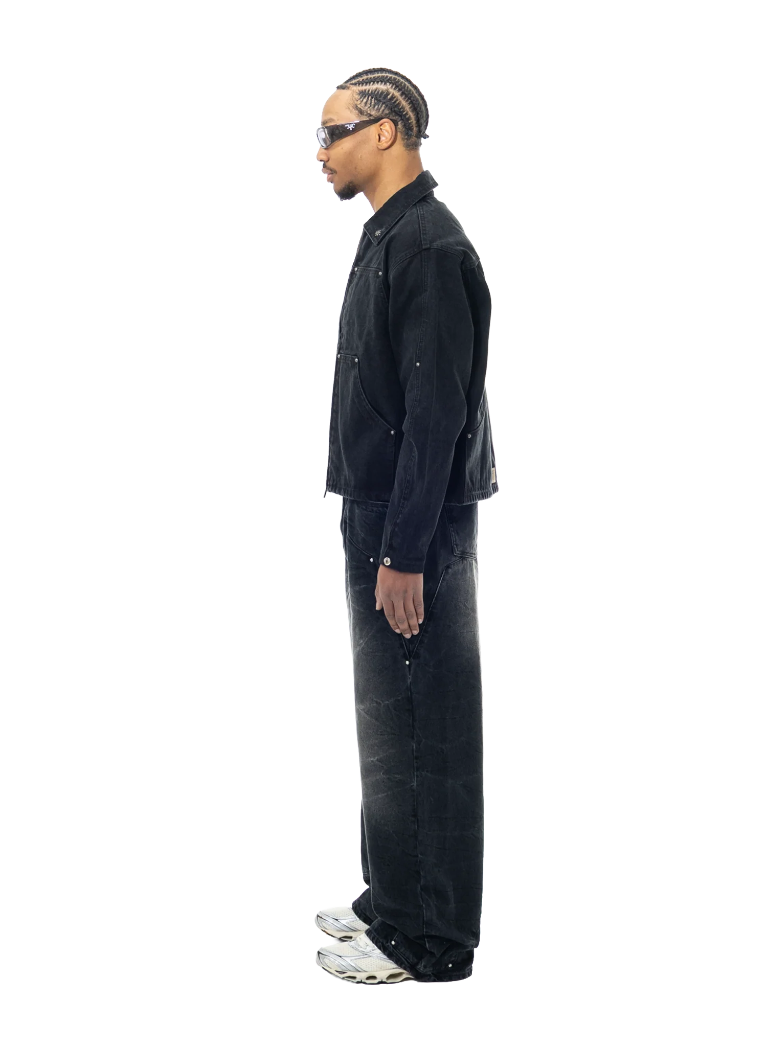 STUDDED DENIM BLACK - Image 3
