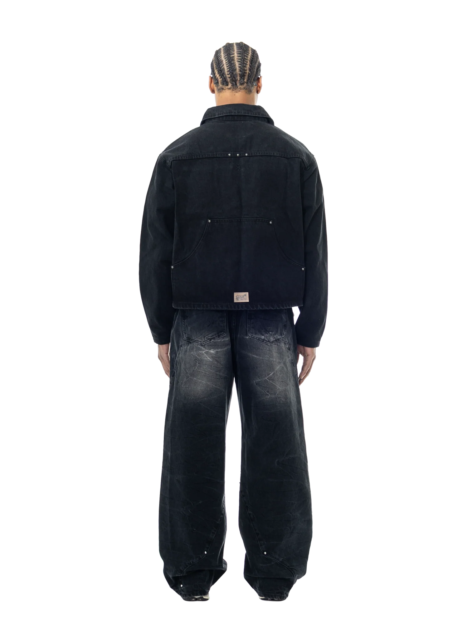 STUDDED DENIM BLACK - Image 4